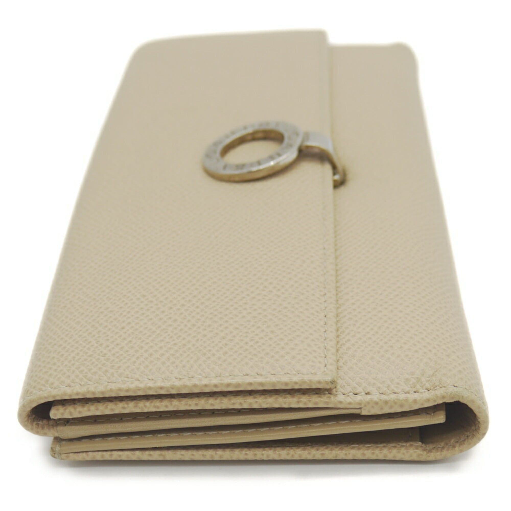 Bvlgari BVLGARI Bulgari Bi-fold Long Wallet, Women's Beige Size ONE SIZE - 3 Thumbnail