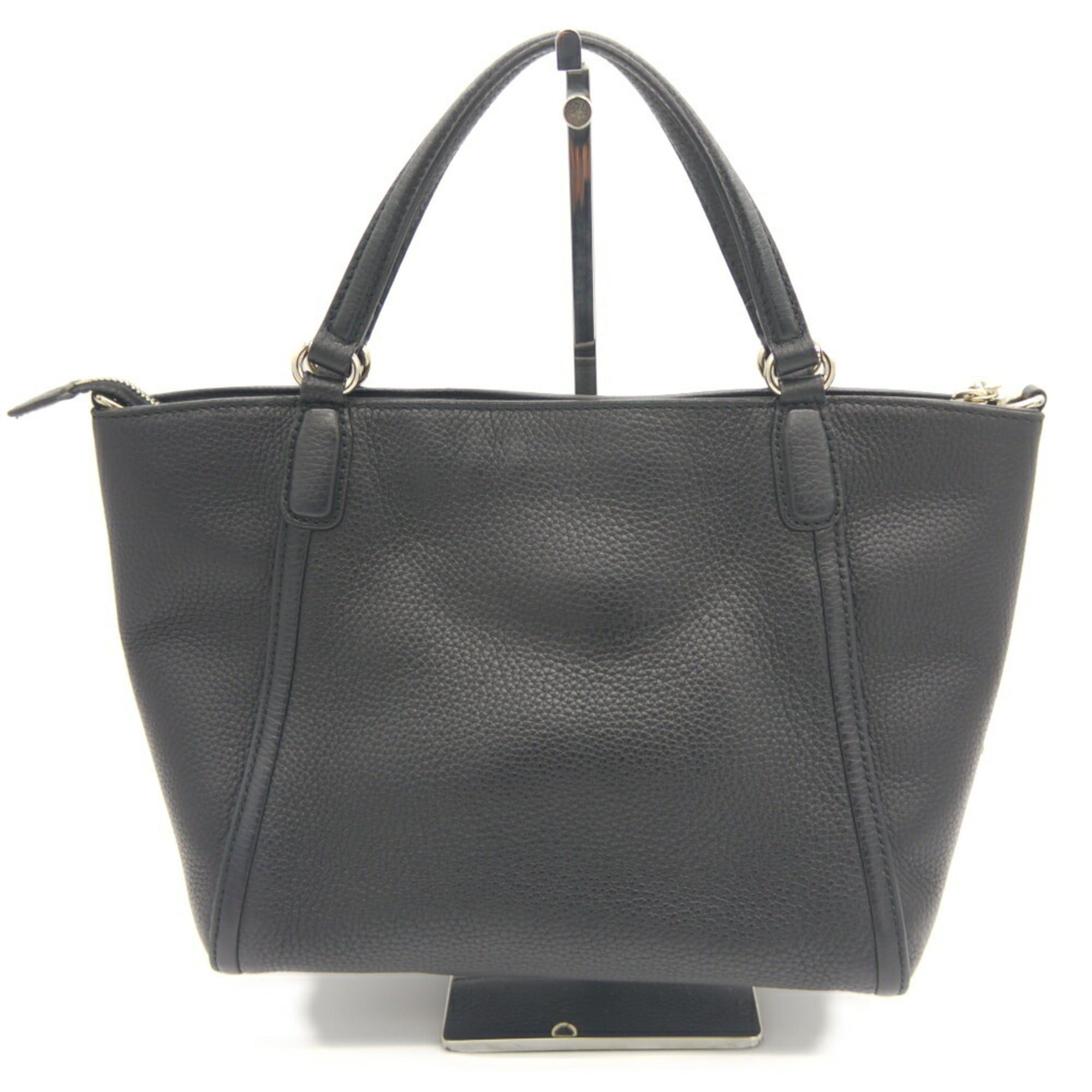 Gucci GUCCI Soho Handbag Shoulder Bag Interlocking G 369176 520981 Black Size ONE SIZE - 2 Thumbnail