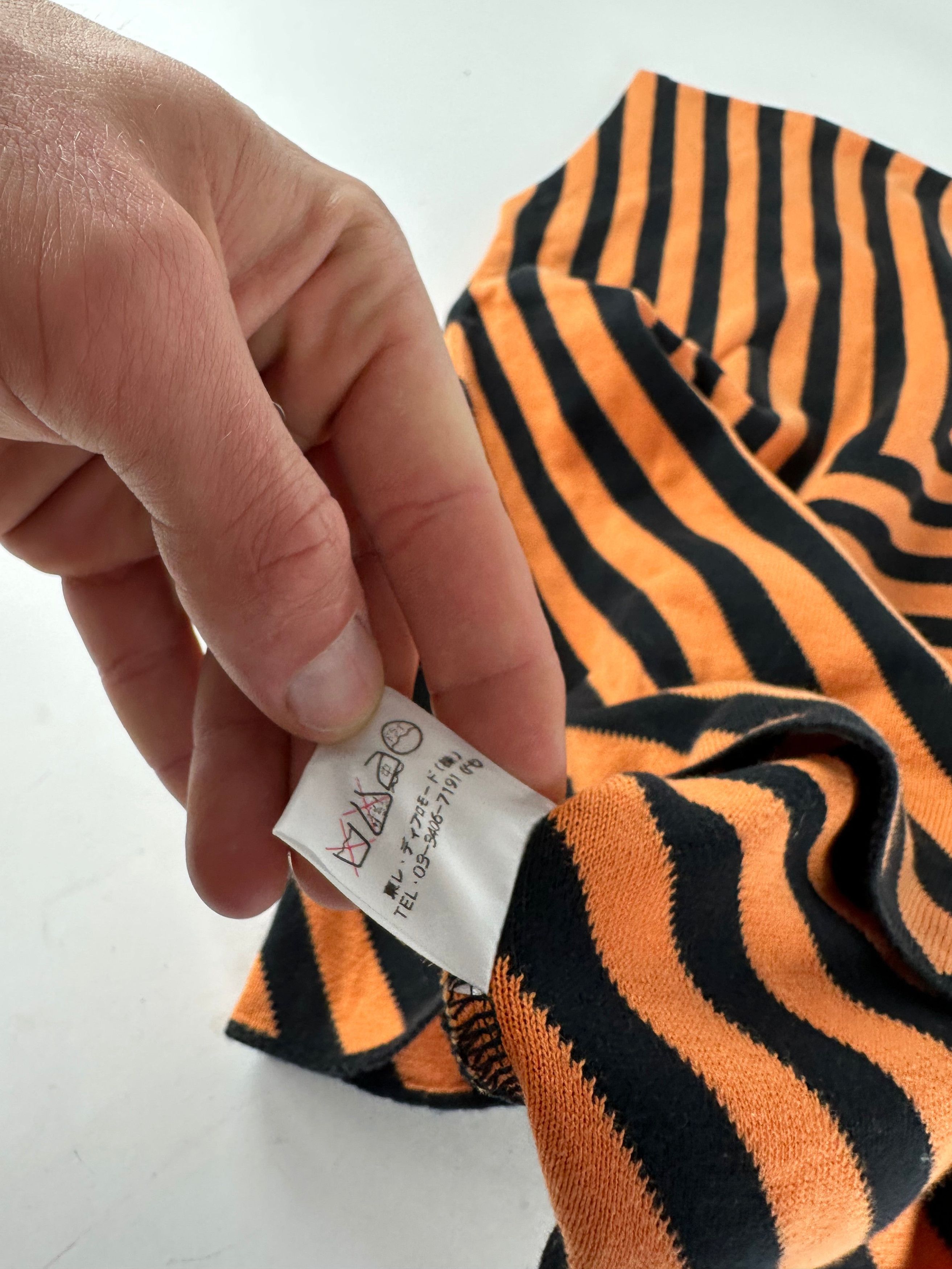 Givenchy Vintage Chevron Striped Sleeveless Top Orange Black M Size M / US 6-8 / IT 42-44 - 8 Thumbnail