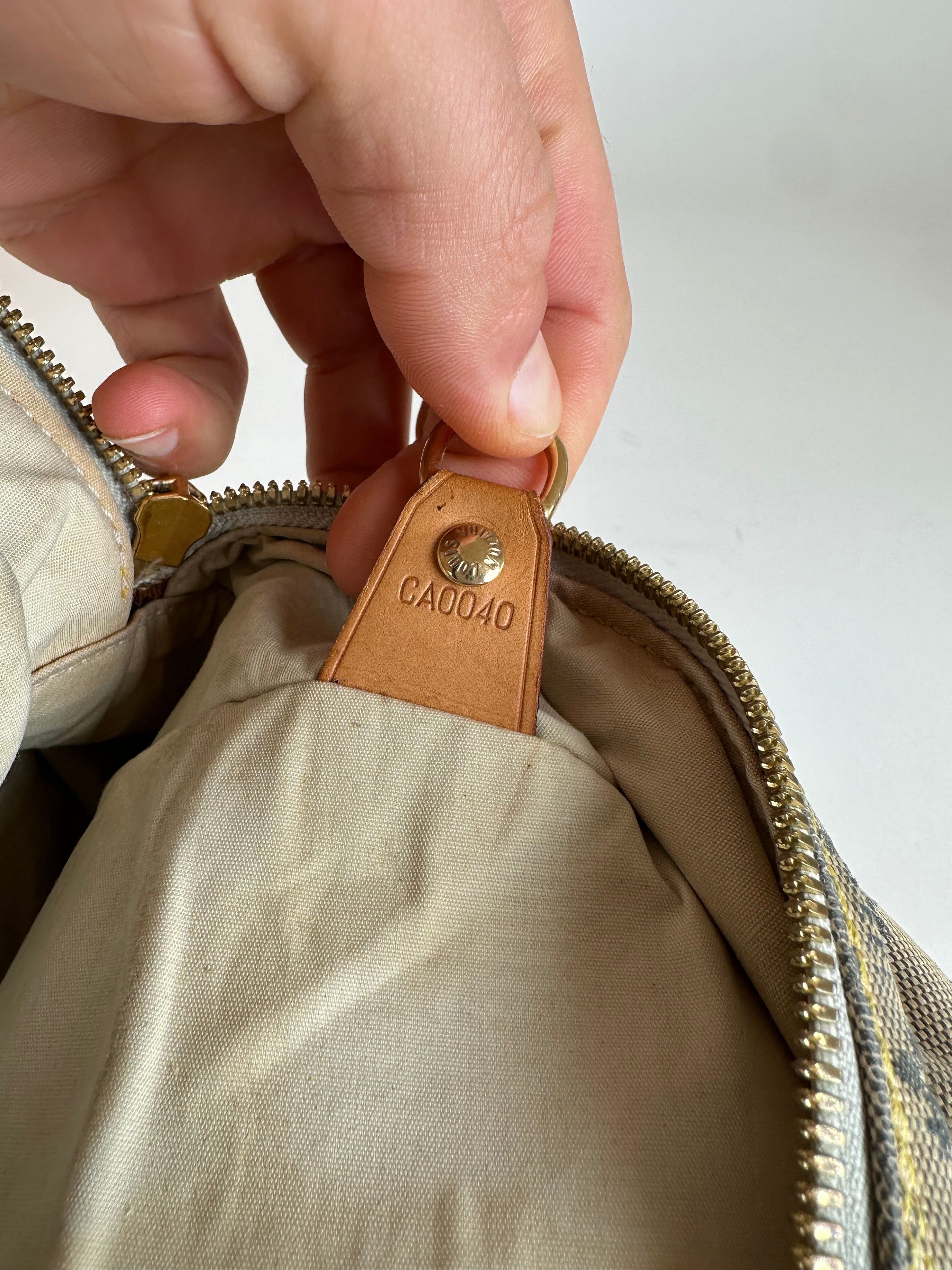 Louis Vuitton Vintage Monogram Mini Lin Canvas Handbag Beige Brown Size ONE SIZE - 5 Thumbnail