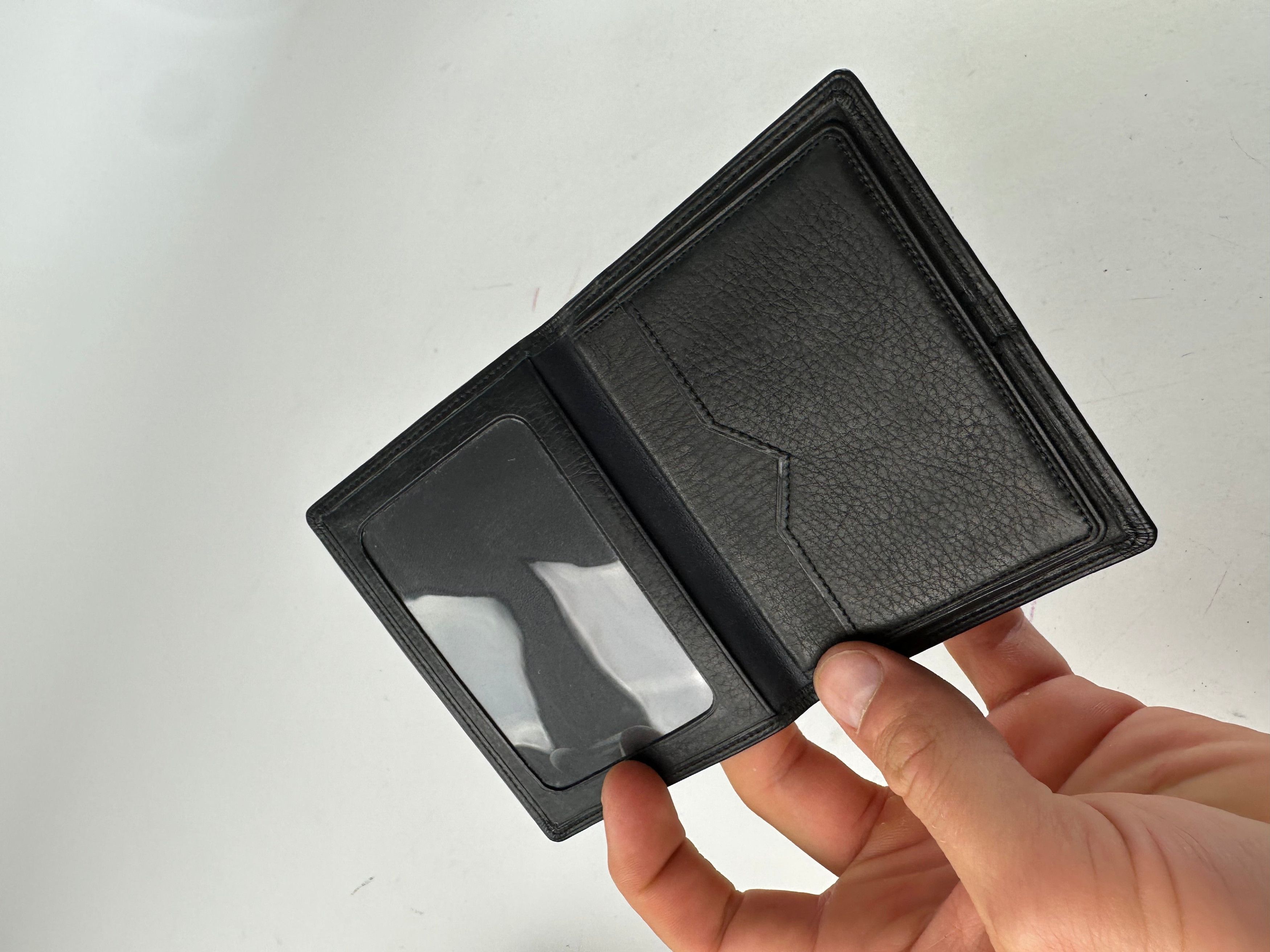 Yves Saint Laurent Vintage Grained Leather Bifold Card Holder Black Size ONE SIZE - 4 Thumbnail