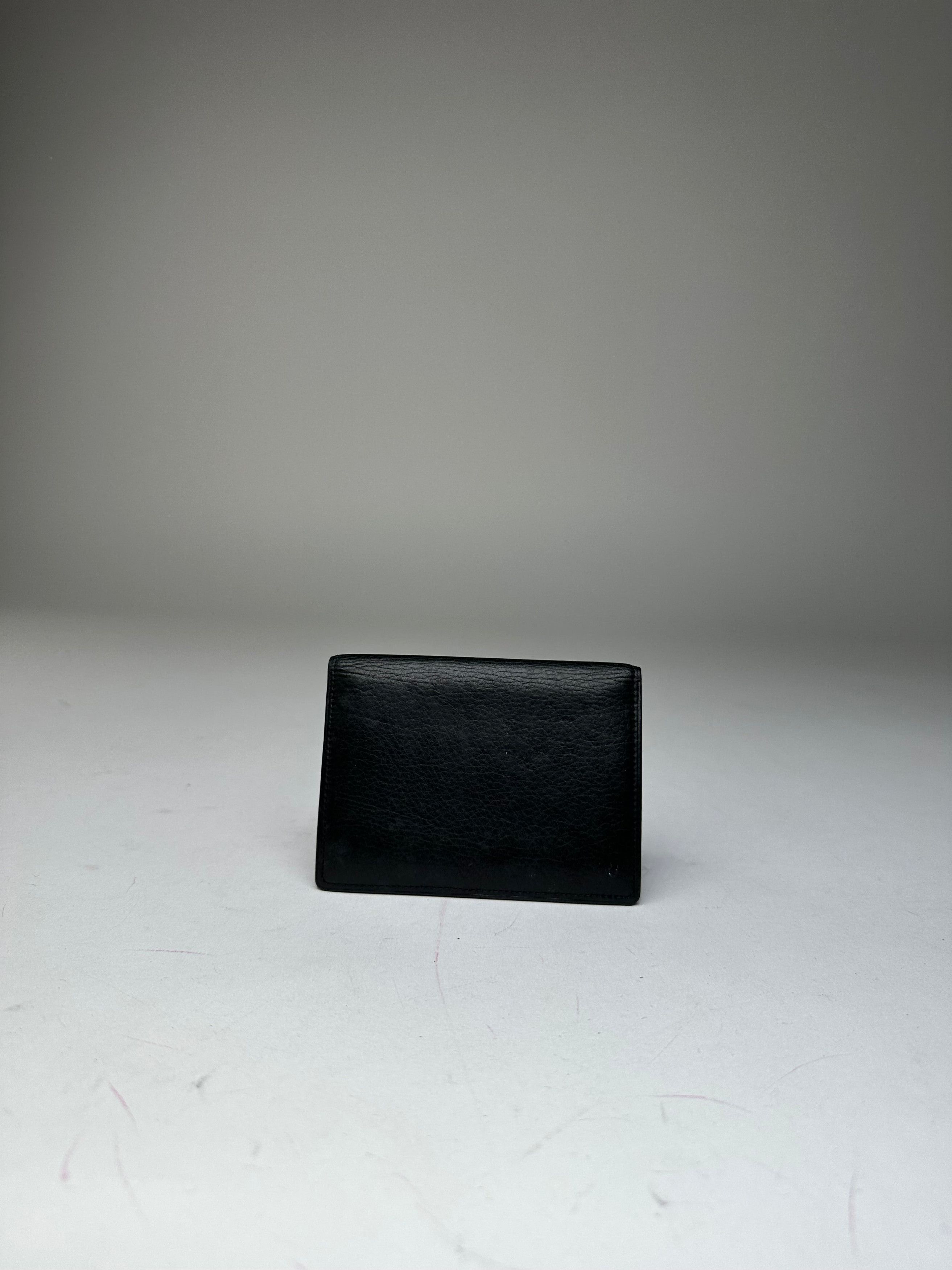 Yves Saint Laurent Vintage Grained Leather Bifold Card Holder Black Size ONE SIZE - 9 Thumbnail