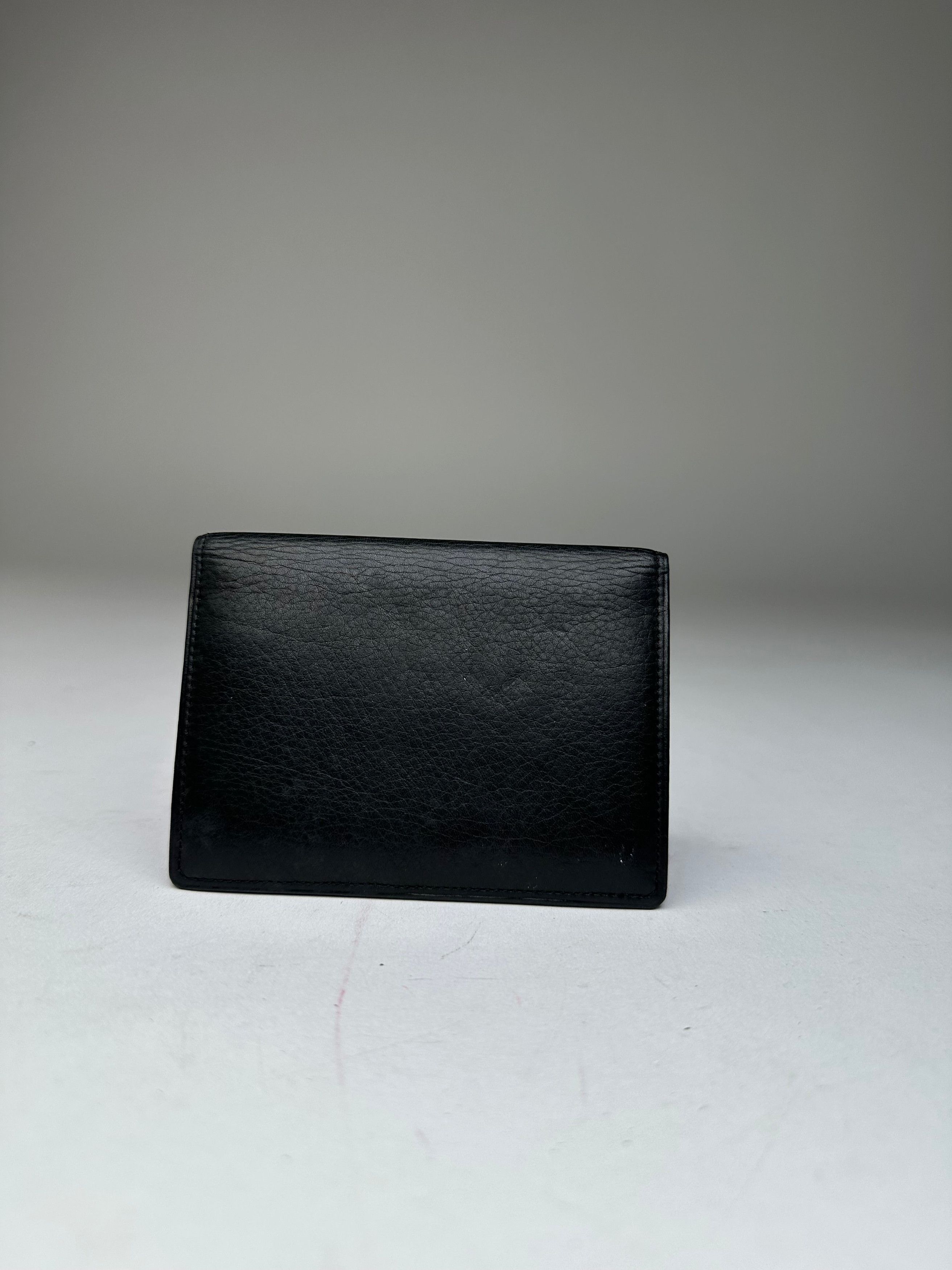 Yves Saint Laurent Vintage Grained Leather Bifold Card Holder Black Size ONE SIZE - 2 Thumbnail