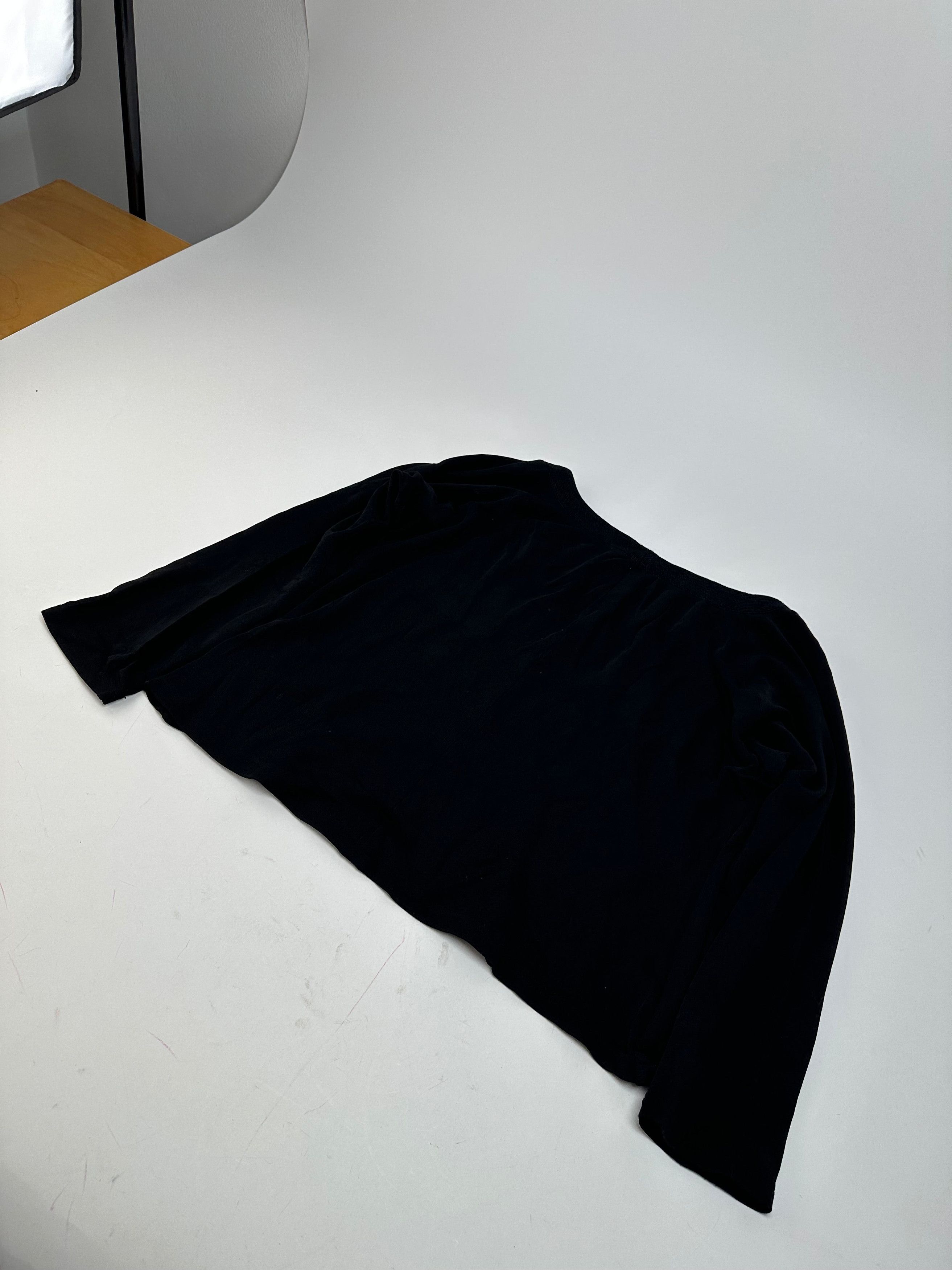 Dior Vintage Christian Boat Neck Jersey Top Black L Size L / US 10 / IT 46 - 9 Thumbnail
