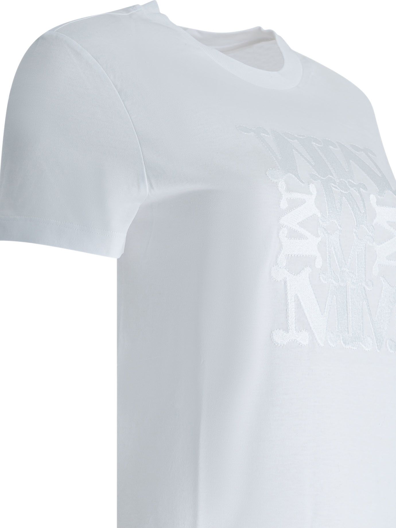 Max Mara Max Mara Crewneck T-Shirt With Short Sleevess tag size S Women - USA Duties Paid Size S / US 4 / IT 40 - 4 Thumbnail