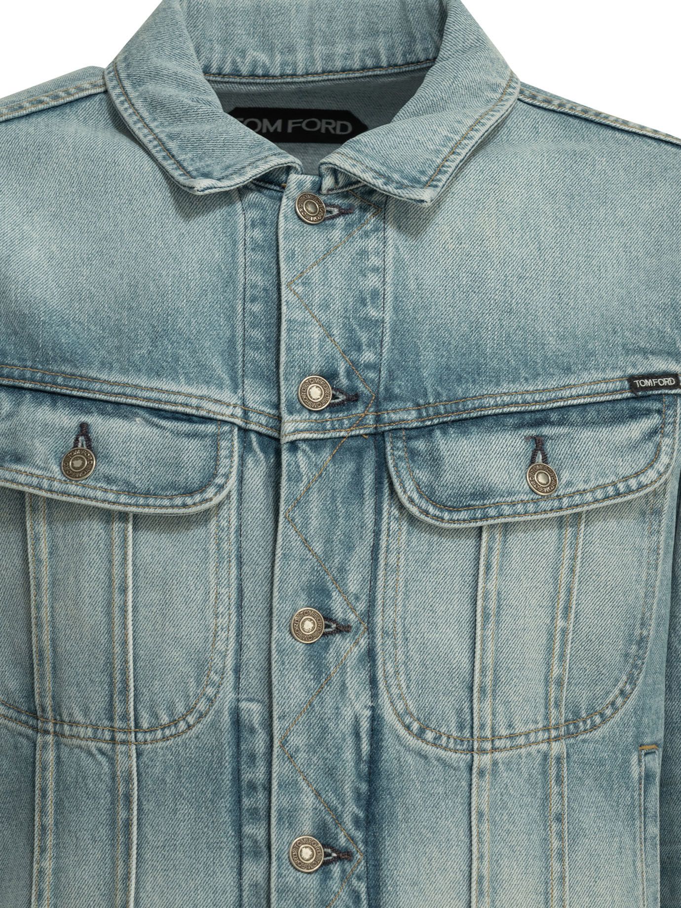 Tom Ford Tom Ford Icon Denim Jacket tag size M Men - USA Duties Paid Size US M / EU 48-50 / 2 - 3 Thumbnail