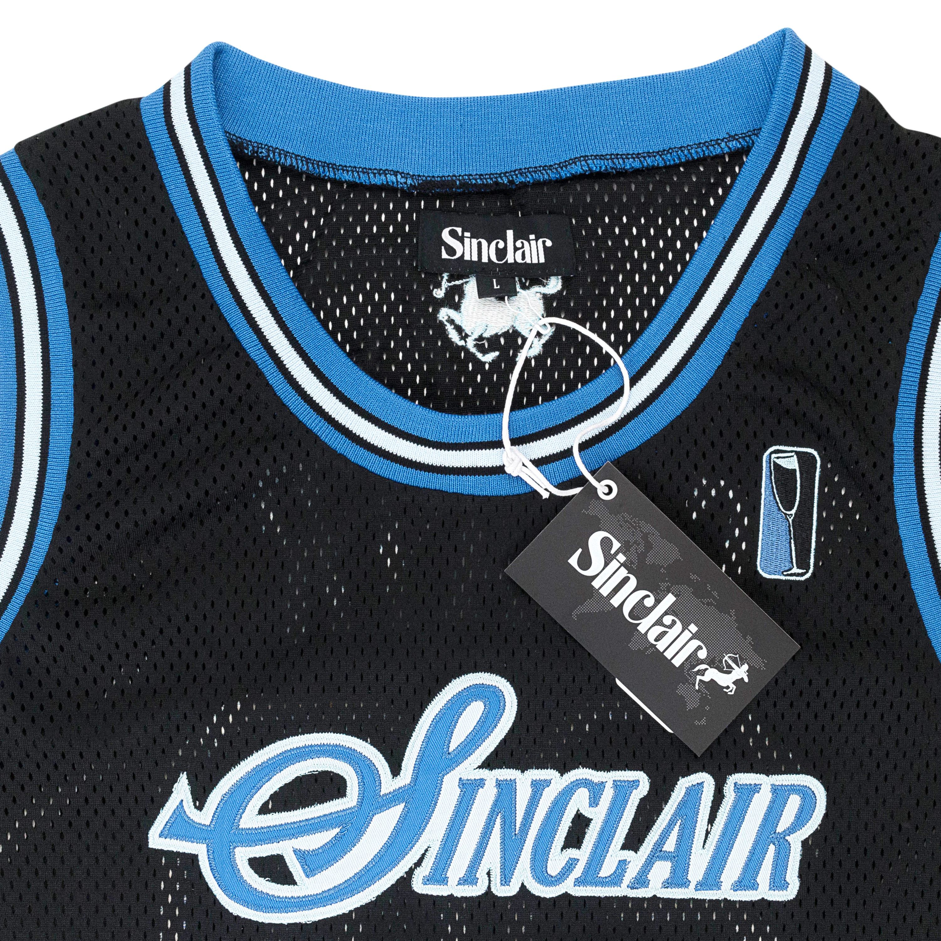 Sinclair Global MESH BASKETBALL JERSEY BLACK TANK TOP SIZE L Size US L / EU 52-54 / 3 - 3 Thumbnail