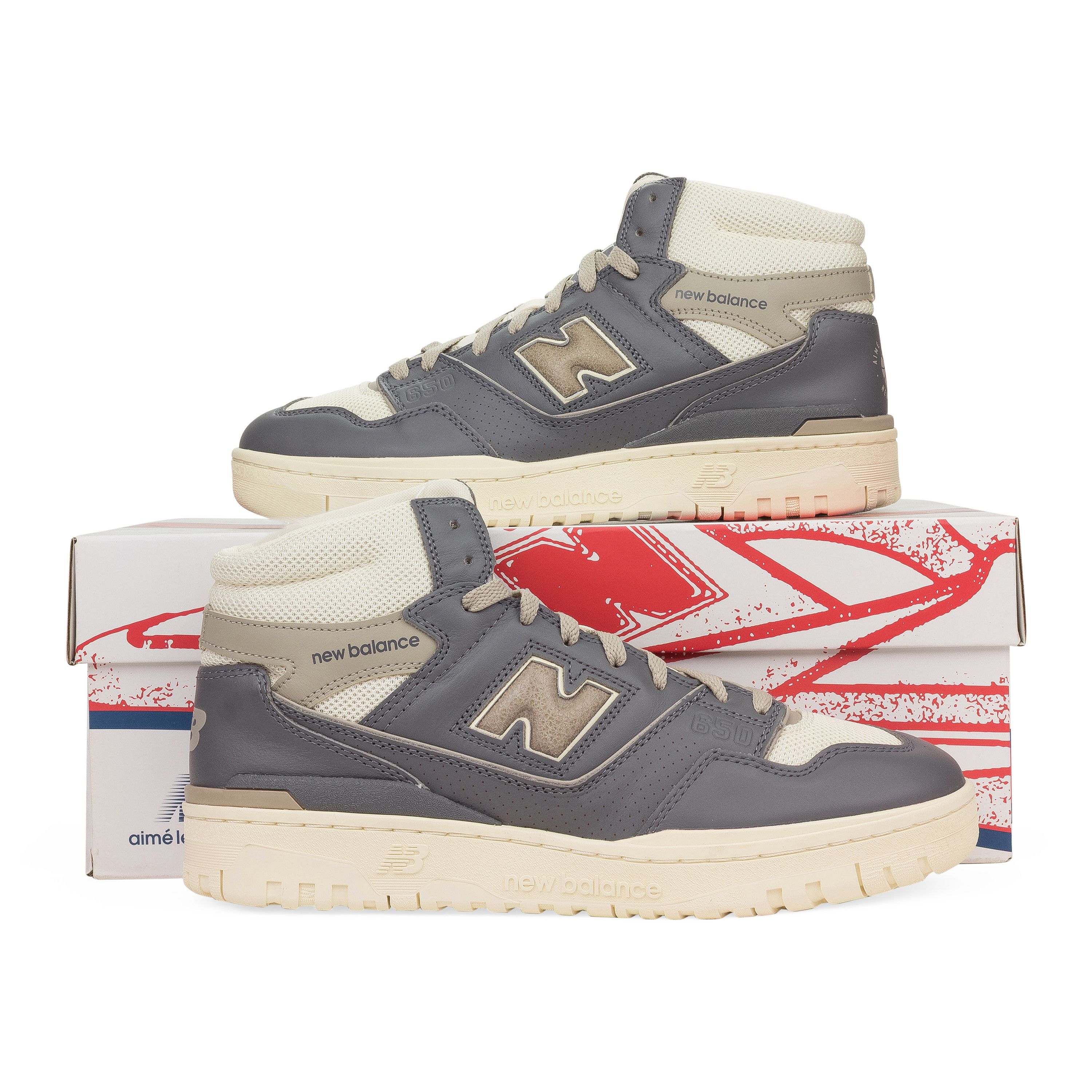 Aime Leon Dore Aime Leon Dore SILVER ALD / NEW BALANCE 650R SNEAKERS SIZE 10 Size US 10 / EU 43 - 7 Thumbnail
