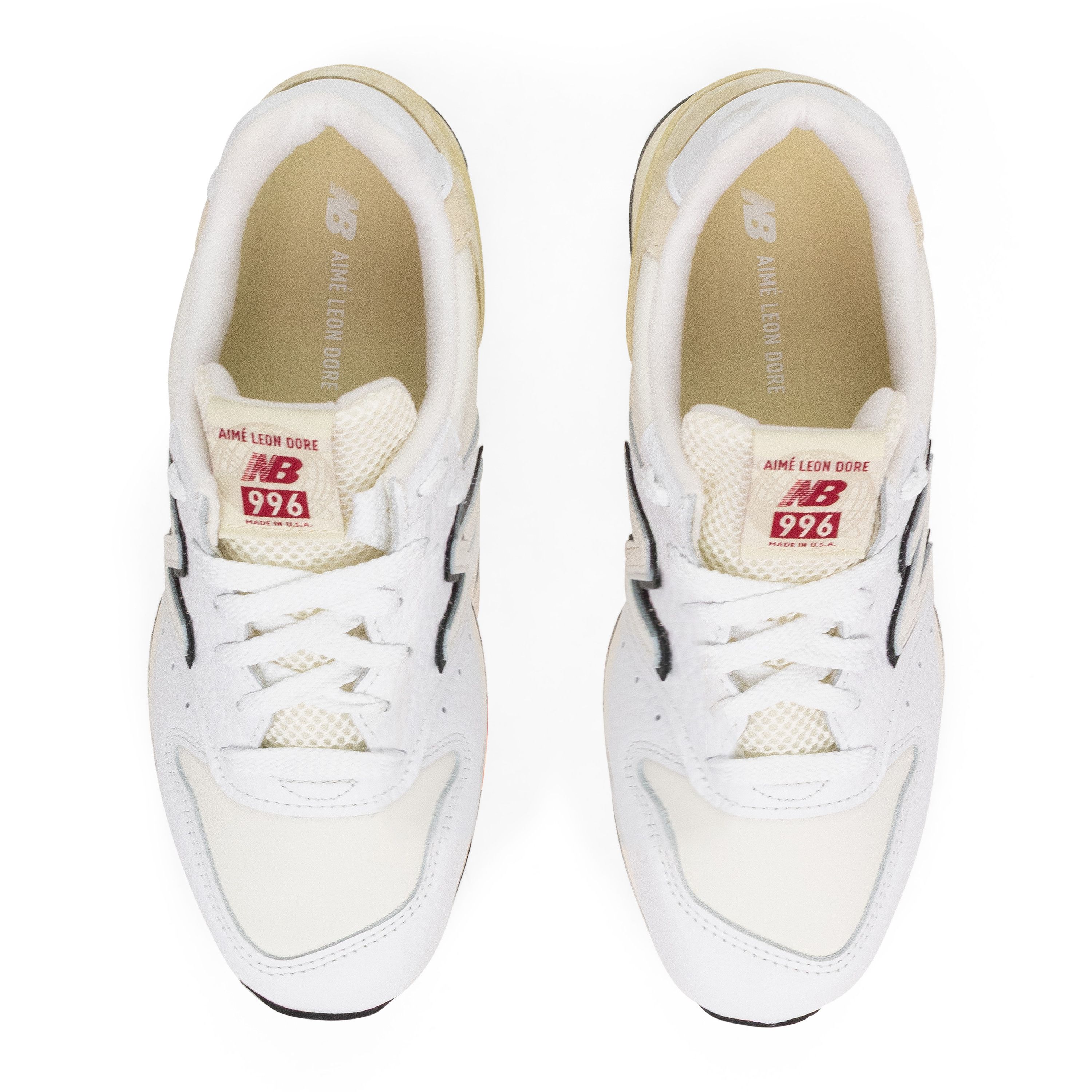 Aime Leon Dore Aime Leon Dore WHITE NB MADE IN USA 996 SNEAKERS SIZE 5 Size US 5 / EU 37 - 4 Thumbnail