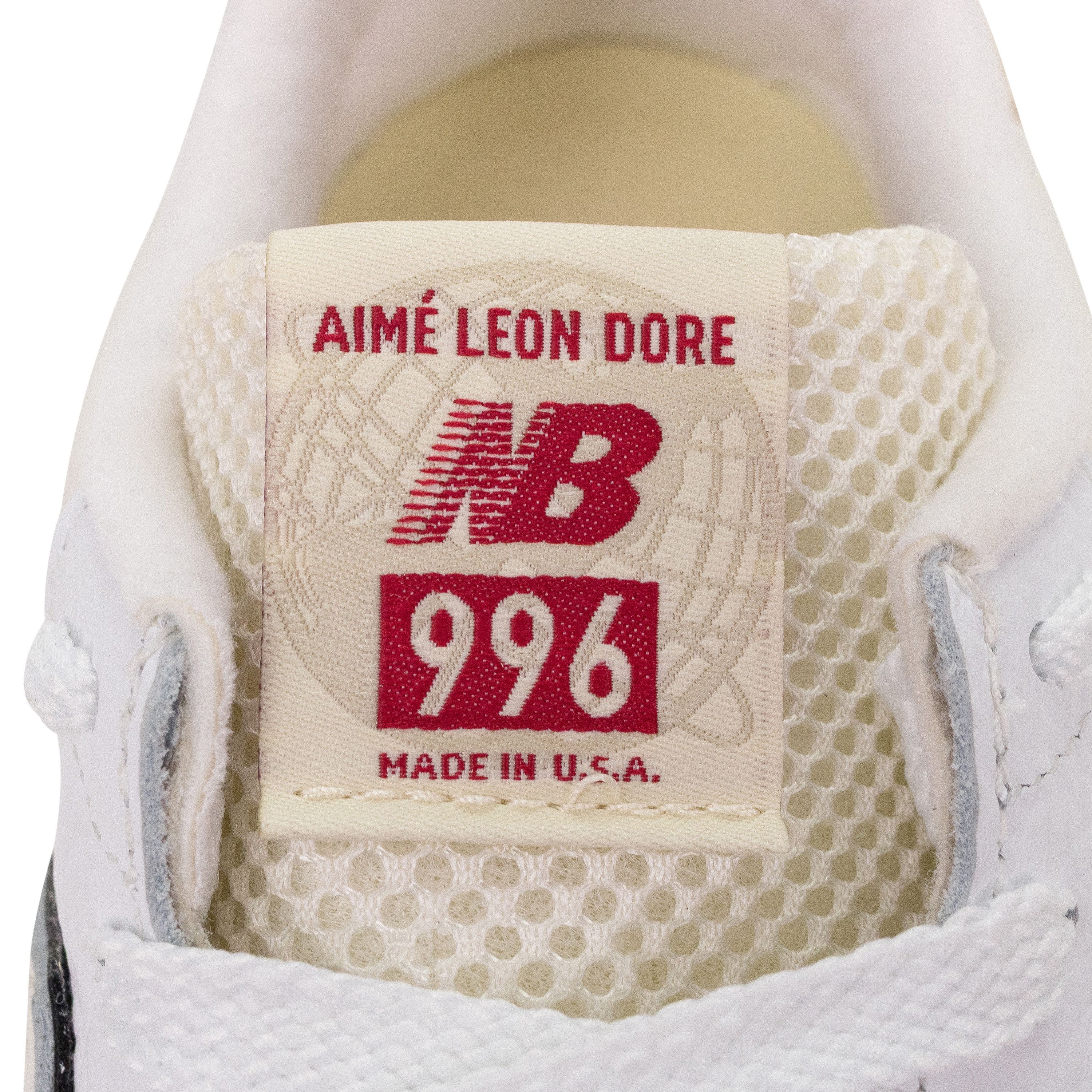 Aime Leon Dore Aime Leon Dore WHITE NB MADE IN USA 996 SNEAKERS SIZE 6 Size US 6 / EU 39 - 10 Thumbnail