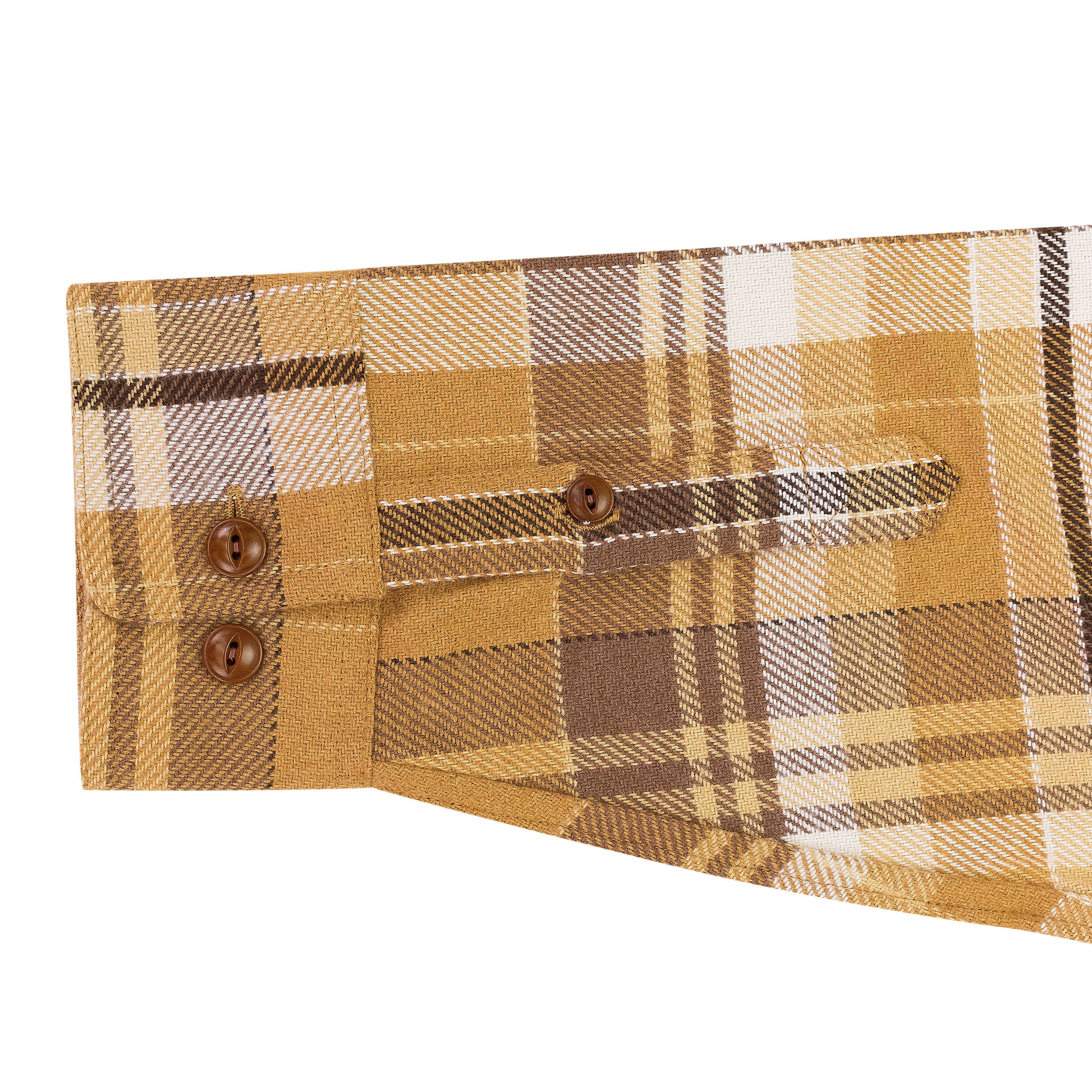 Aime Leon Dore Aime Leon Dore BROWN PLAID COTTON BUTTON-DOWN SHIRT SIZE S Size US S / EU 44-46 / 1 - 6 Thumbnail