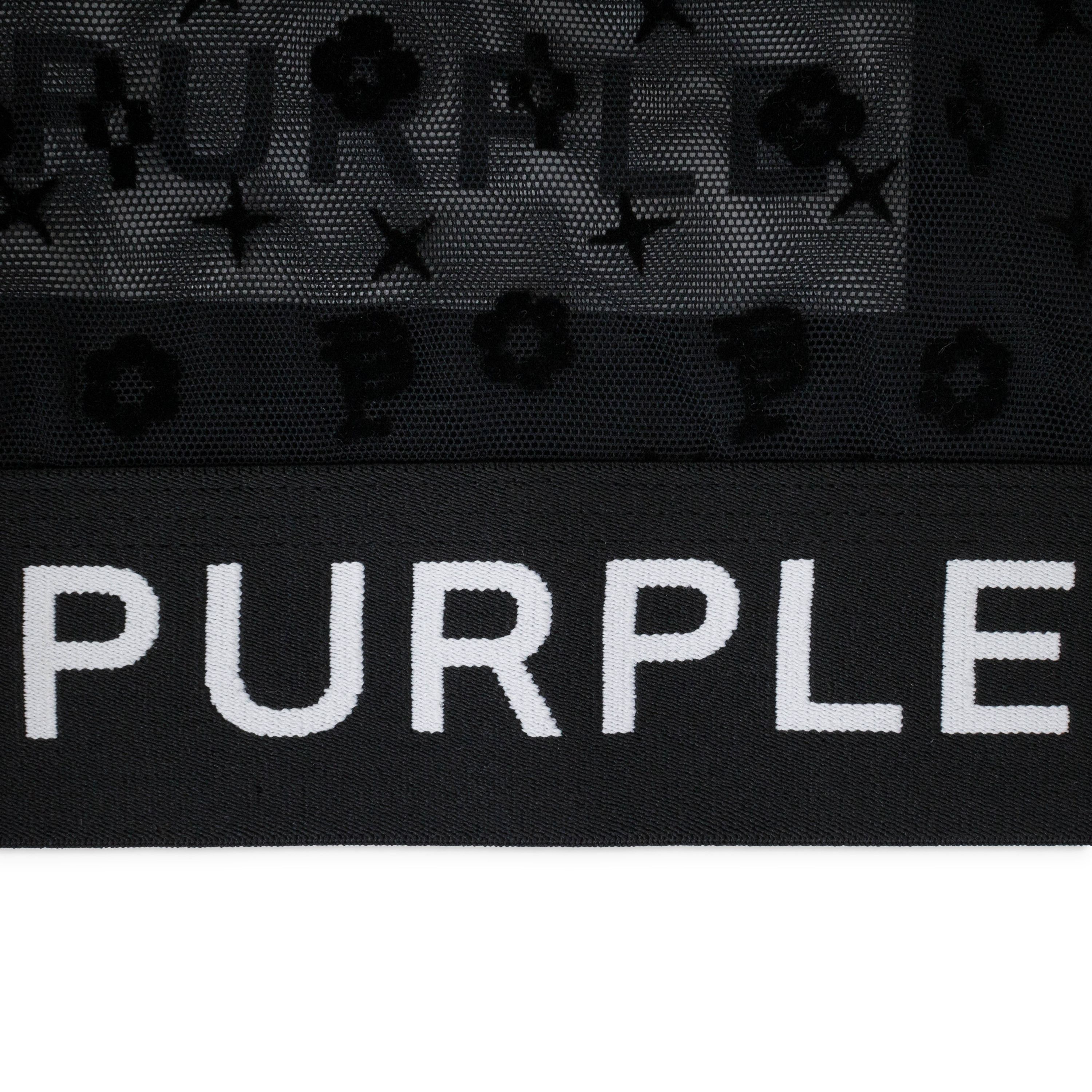 Purple Brand Purple Brand MESH RACER BLACK BRALETTE Size XL Size XL / US 12-14 / IT 48-50 - 5 Thumbnail