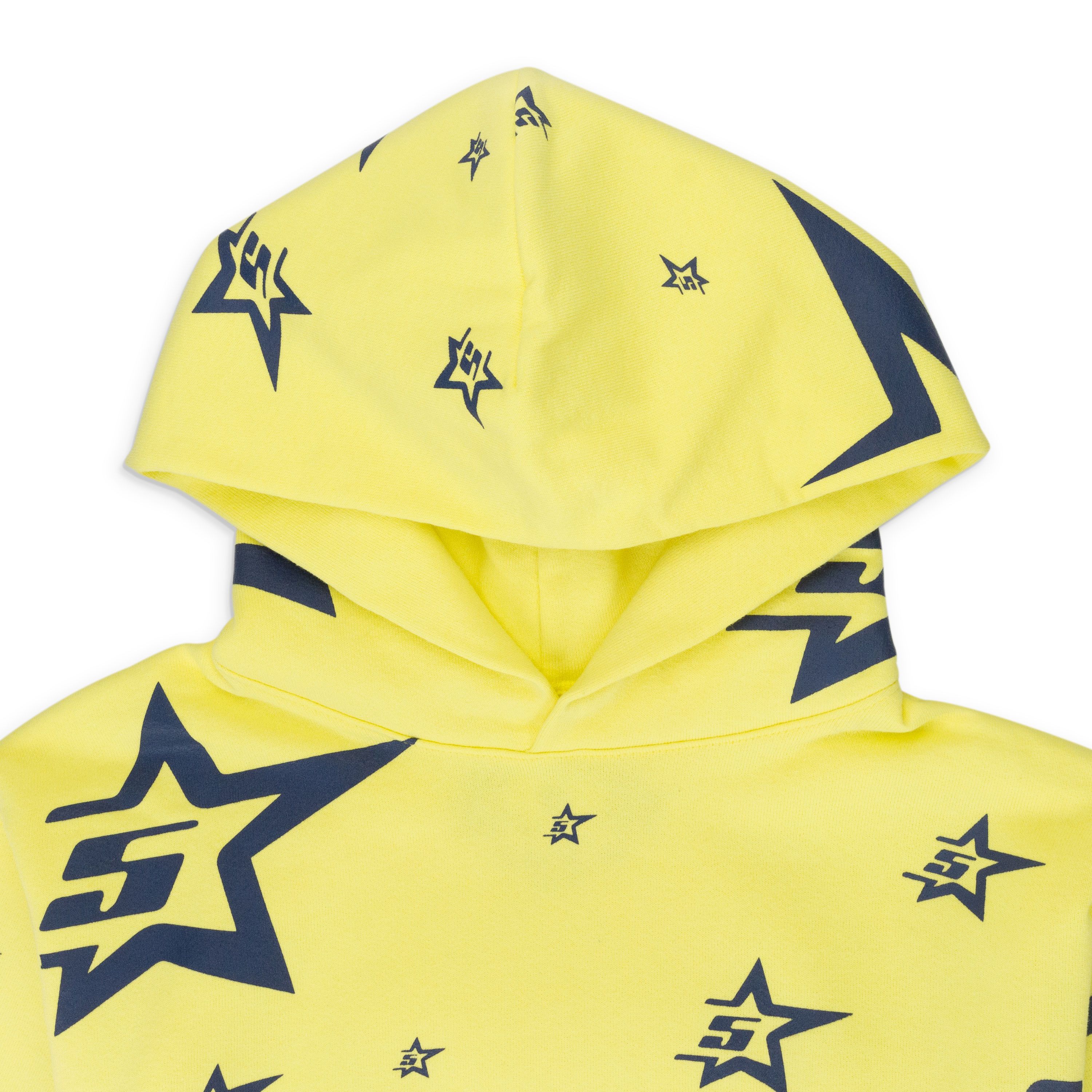 Sp5der 5STAR PRINT YELLOW HOODIE SIZE XXL Size US XXL / EU 58 / 5 - 3 Thumbnail