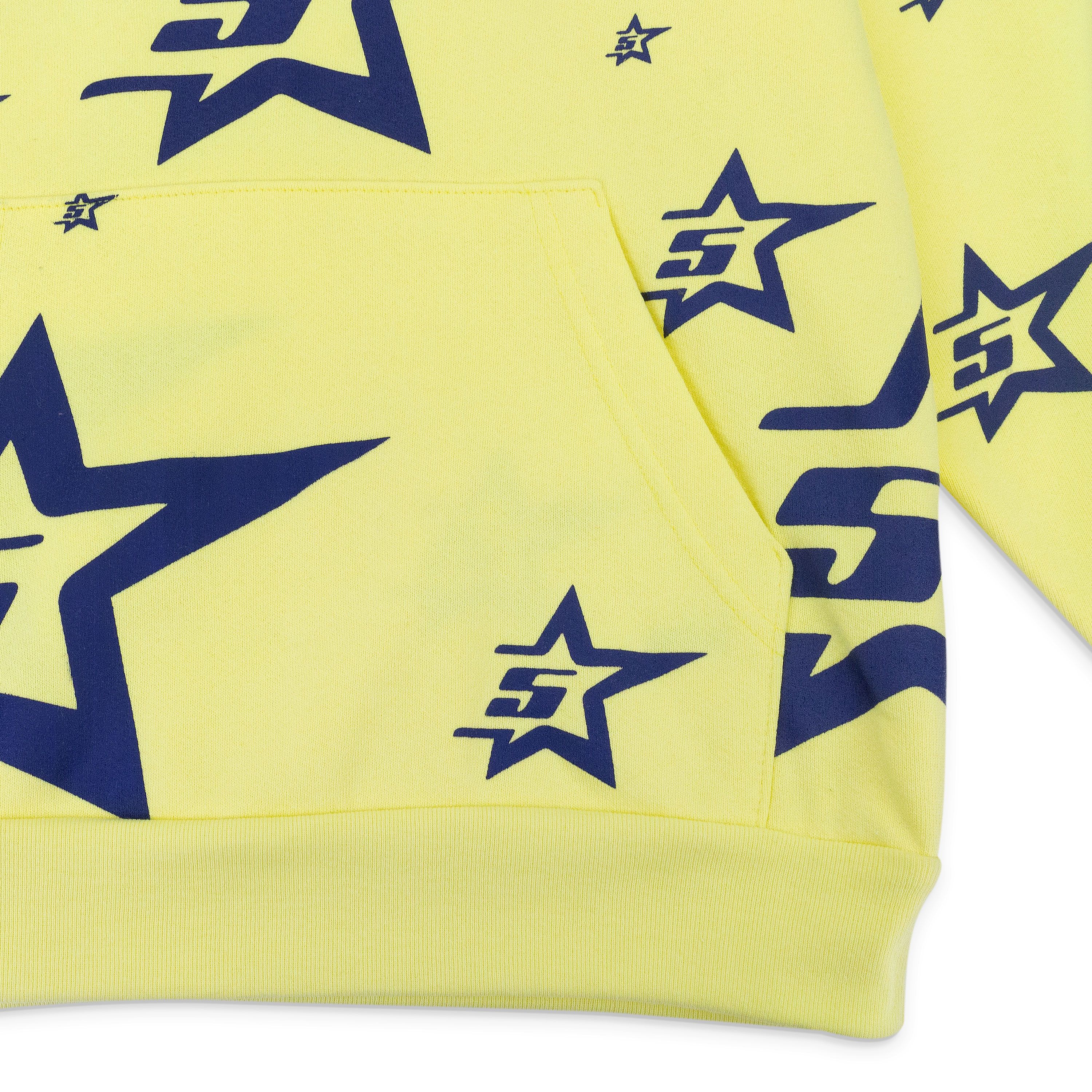 Sp5der 5STAR PRINT YELLOW HOODIE SIZE XXL Size US XXL / EU 58 / 5 - 4 Thumbnail