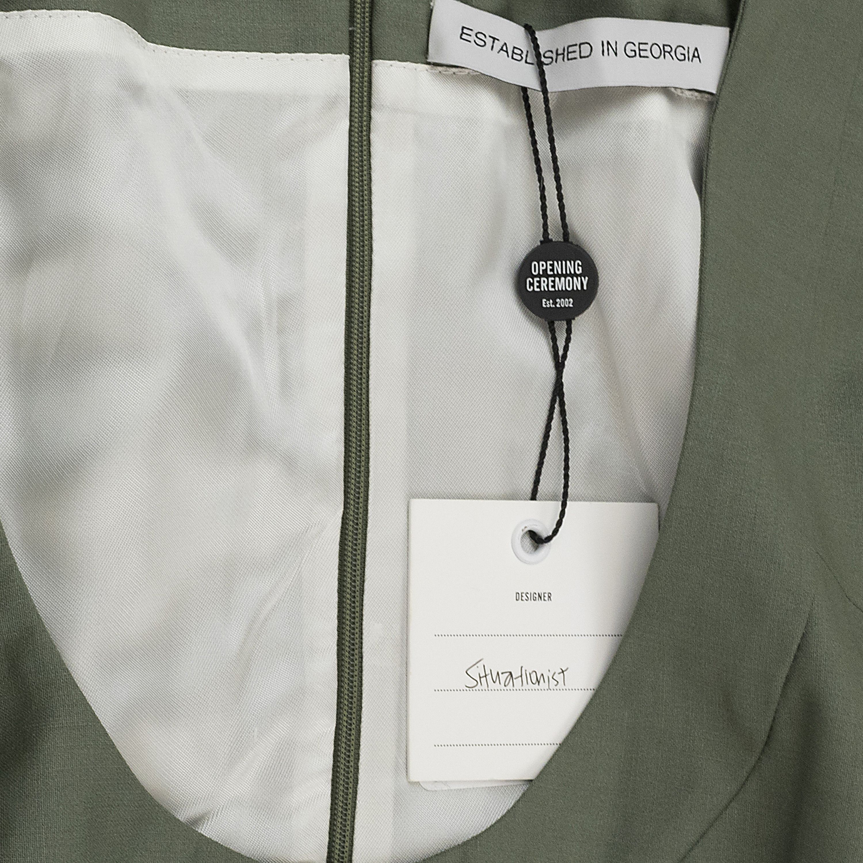 SITUATIONIST SHORT GREEN DRESS SIZE XS Size XS / US 0-2 / IT 36-38 - 2 Thumbnail