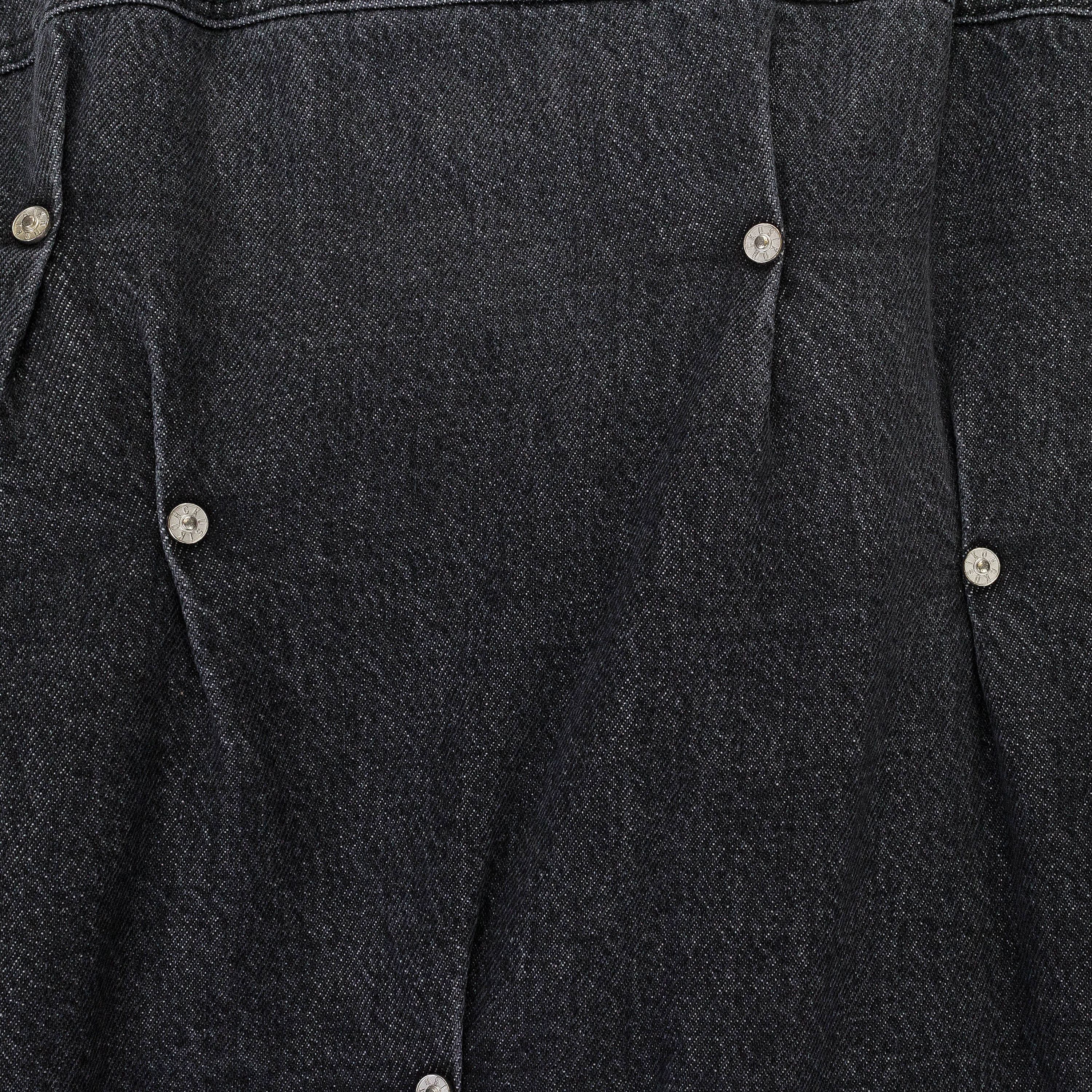 Kusikohc BLACK PADDED MULTI RIVET DENIM JACKET SIZE L Size US L / EU 52-54 / 3 - 4 Thumbnail