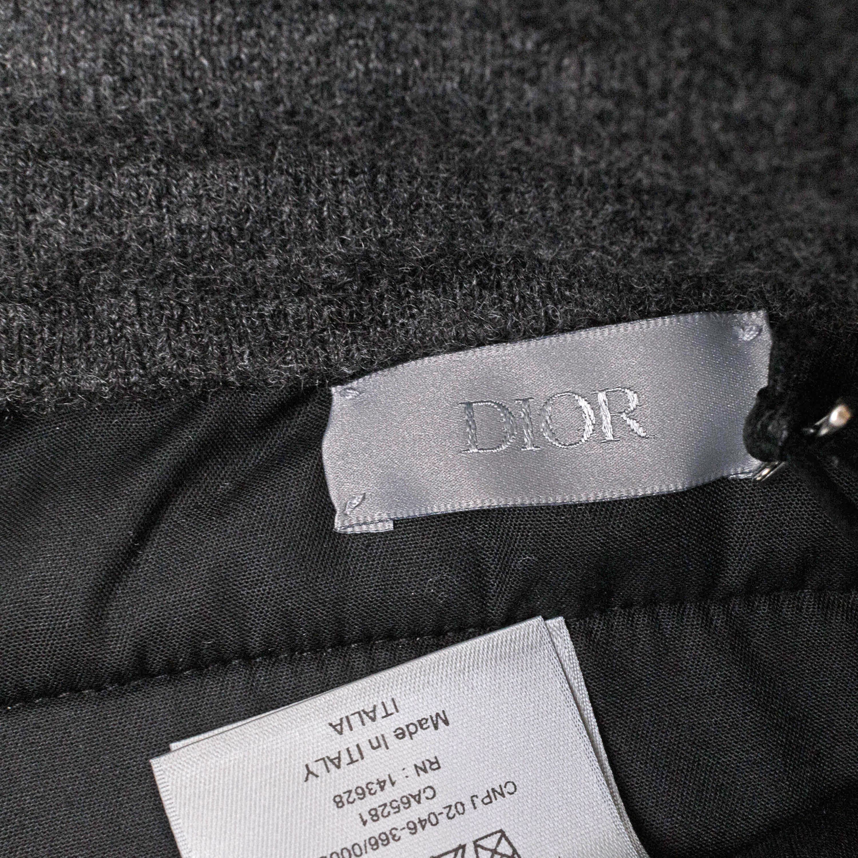 Dior Grey Wool and Cashmere Jersey Track Pants Size S Size US 30 / EU 46 - 5 Thumbnail