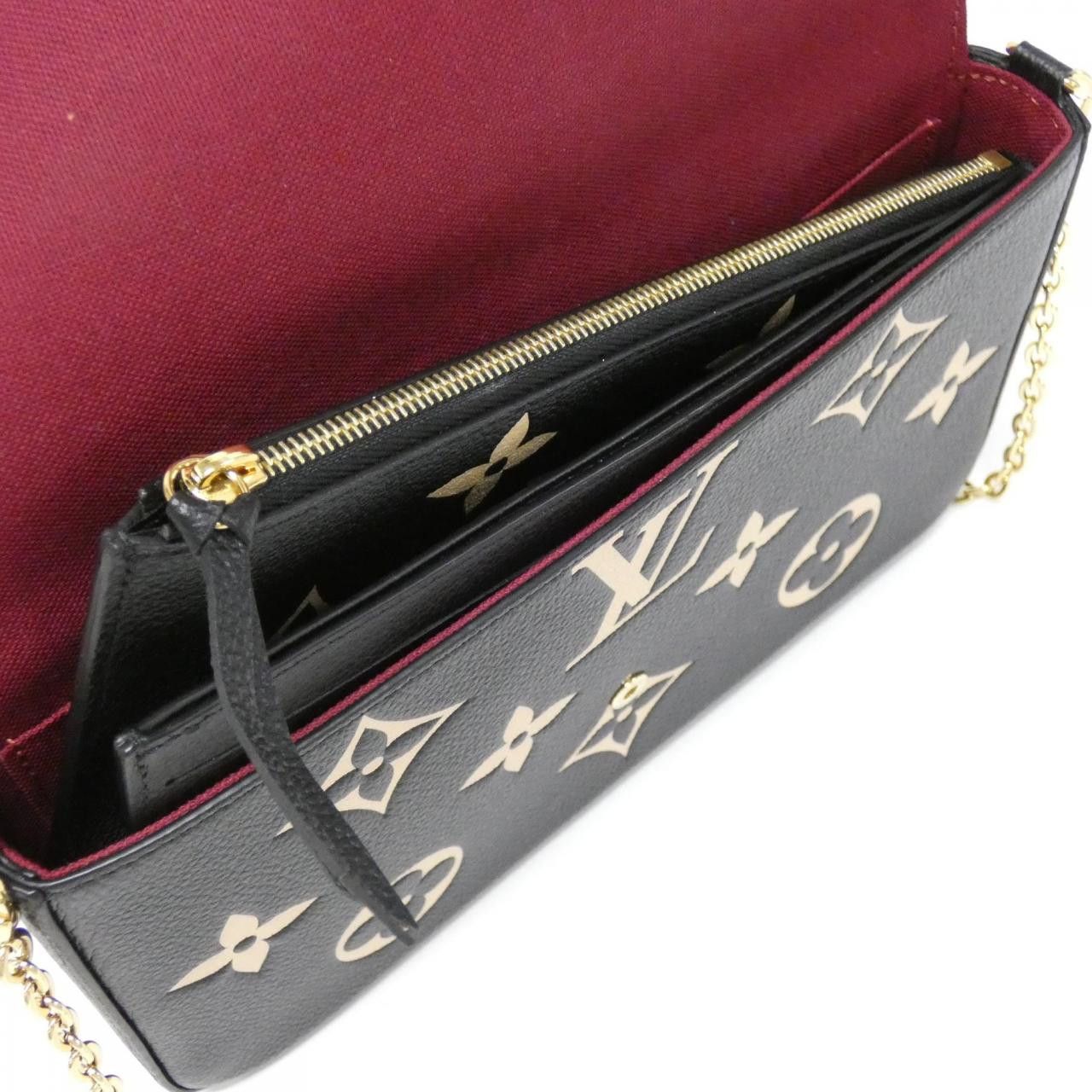 Louis Vuitton Louis Vuitton Louis Vuitton Bicolor Monogram Empreinte Shoulder Bag Leather Shoulder Bag M80482 DUTY FREE for USA Size ONE SIZE - 8 Thumbnail