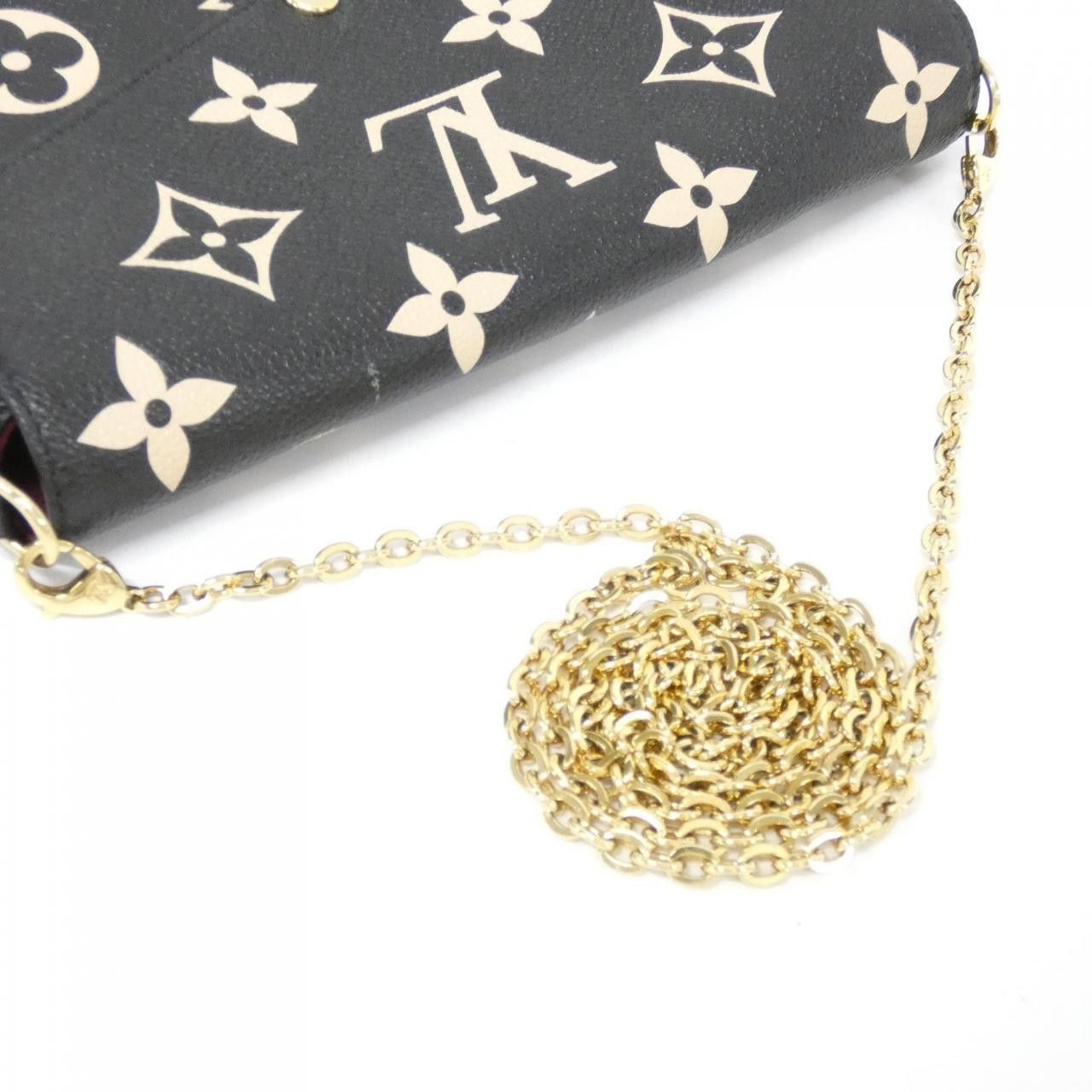 Louis Vuitton Louis Vuitton Louis Vuitton Bicolor Monogram Empreinte Shoulder Bag Leather Shoulder Bag M80482 DUTY FREE for USA Size ONE SIZE - 7 Thumbnail