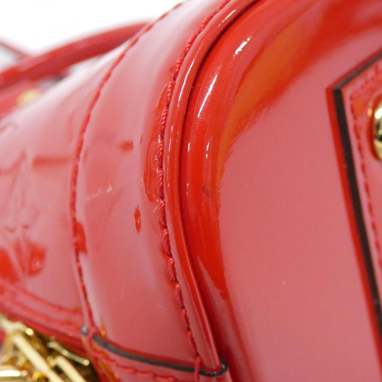Louis Vuitton Louis Vuitton Louis Vuitton Alma BB Vernis Bag Plastic / Synthetic Handbag M90174 DUTY FREE for USA Size ONE SIZE - 2 Thumbnail