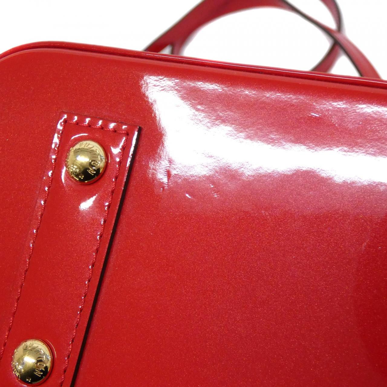 Louis Vuitton Louis Vuitton Louis Vuitton Alma BB Vernis Bag Plastic / Synthetic Handbag M90174 DUTY FREE for USA Size ONE SIZE - 3 Thumbnail