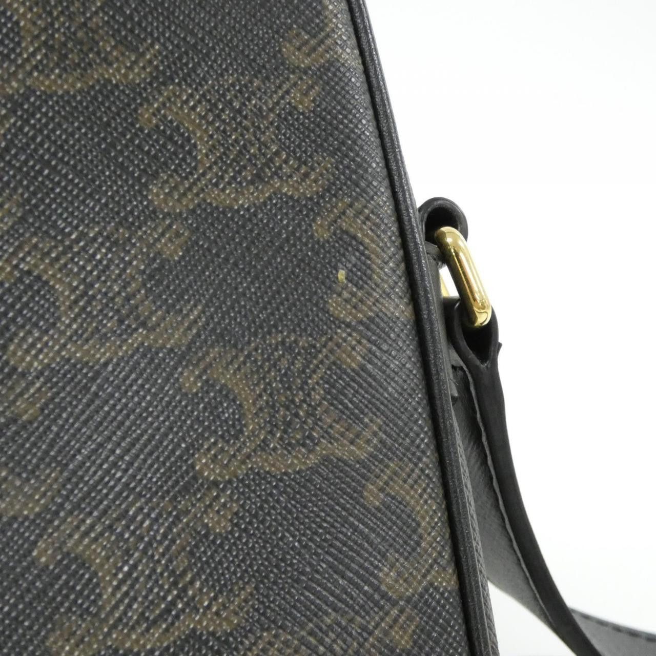 Celine Celine Celine Medium Messenger Trionphe Canvas Calf Shoulder Bag Leather Shoulder Bag 194502CIM DUTY FREE for USA Size ONE SIZE - 5 Thumbnail