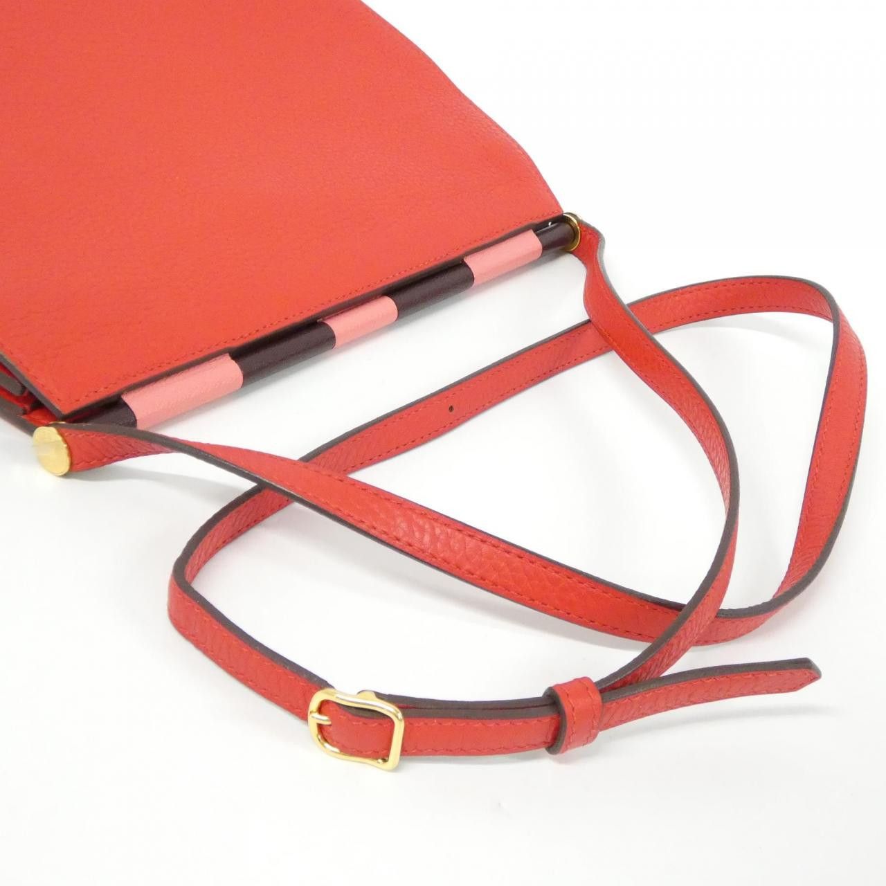 Hermes Hermes Hermes Soie Hermes25 Taurillon Clemence Chevre Shoulder Bag Leather Shoulder Bag D DUTY FREE for USA Size ONE SIZE - 4 Thumbnail