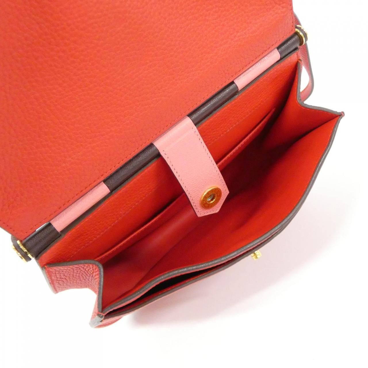 Hermes Hermes Hermes Soie Hermes25 Taurillon Clemence Chevre Shoulder Bag Leather Shoulder Bag D DUTY FREE for USA Size ONE SIZE - 5 Thumbnail