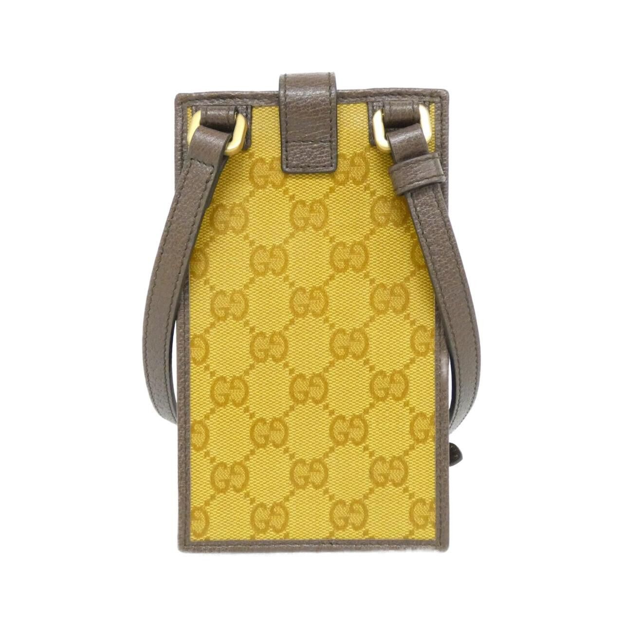 Gucci Gucci Gucci Trefoil Print GG Crystal Canvas Phone Case Textile Phonecase 702203UVSAT DUTY FREE for USA Size ONE SIZE - 2 Thumbnail