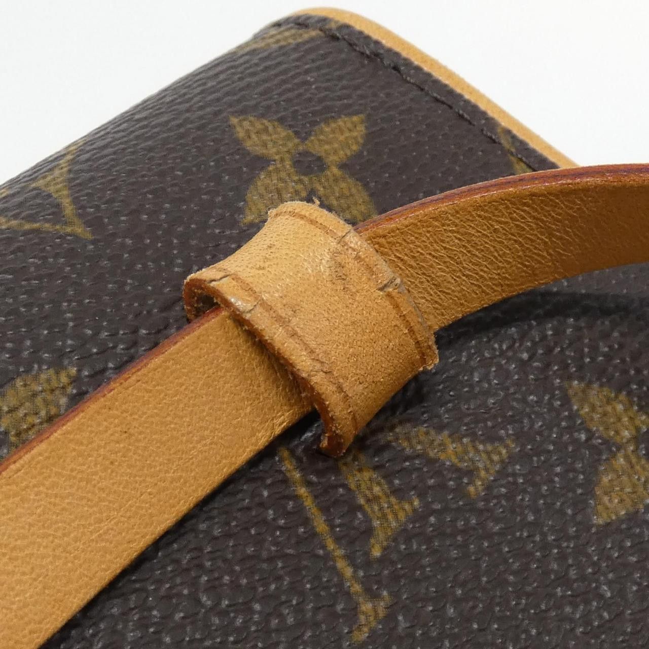 Louis Vuitton Louis Vuitton Louis Vuitton Pochette Florentine Monogram Waist Bag Textile Belt Bag M51855+M67305 DUTY FREE for USA Size ONE SIZE - 4 Thumbnail