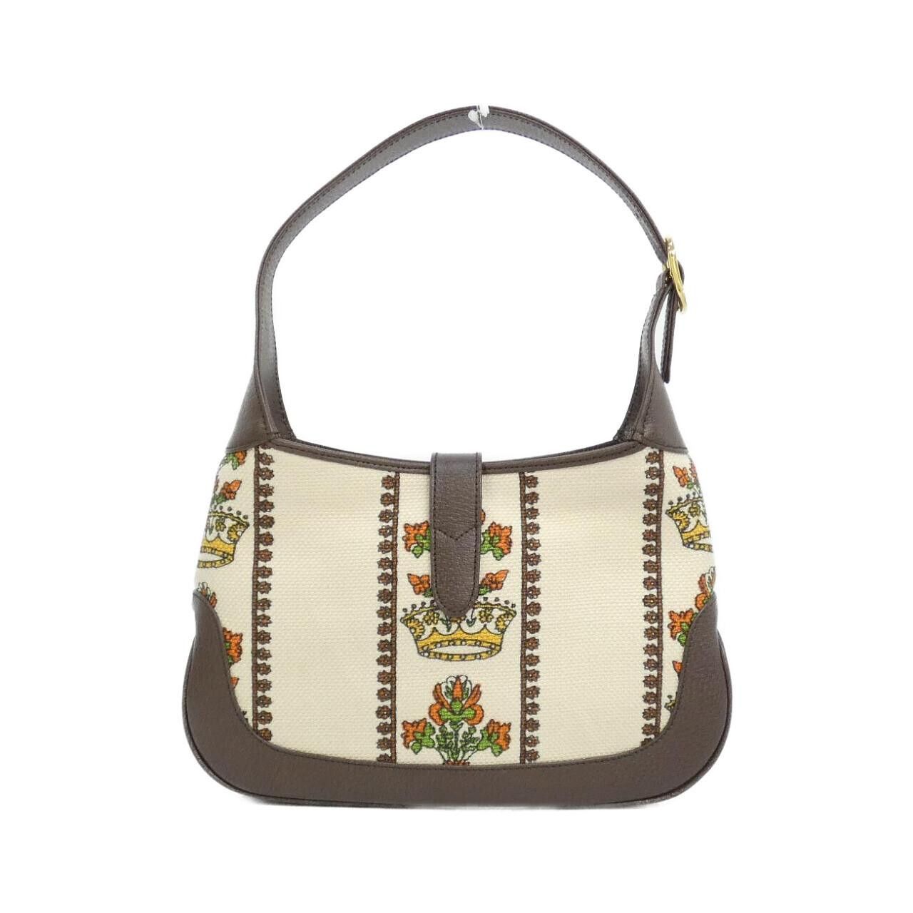 Gucci Gucci Gucci Jackie 1961 Canvas Leather Shoulder Bag Textile Shoulder Bag 636706 DUTY FREE for USA Size ONE SIZE - 2 Thumbnail