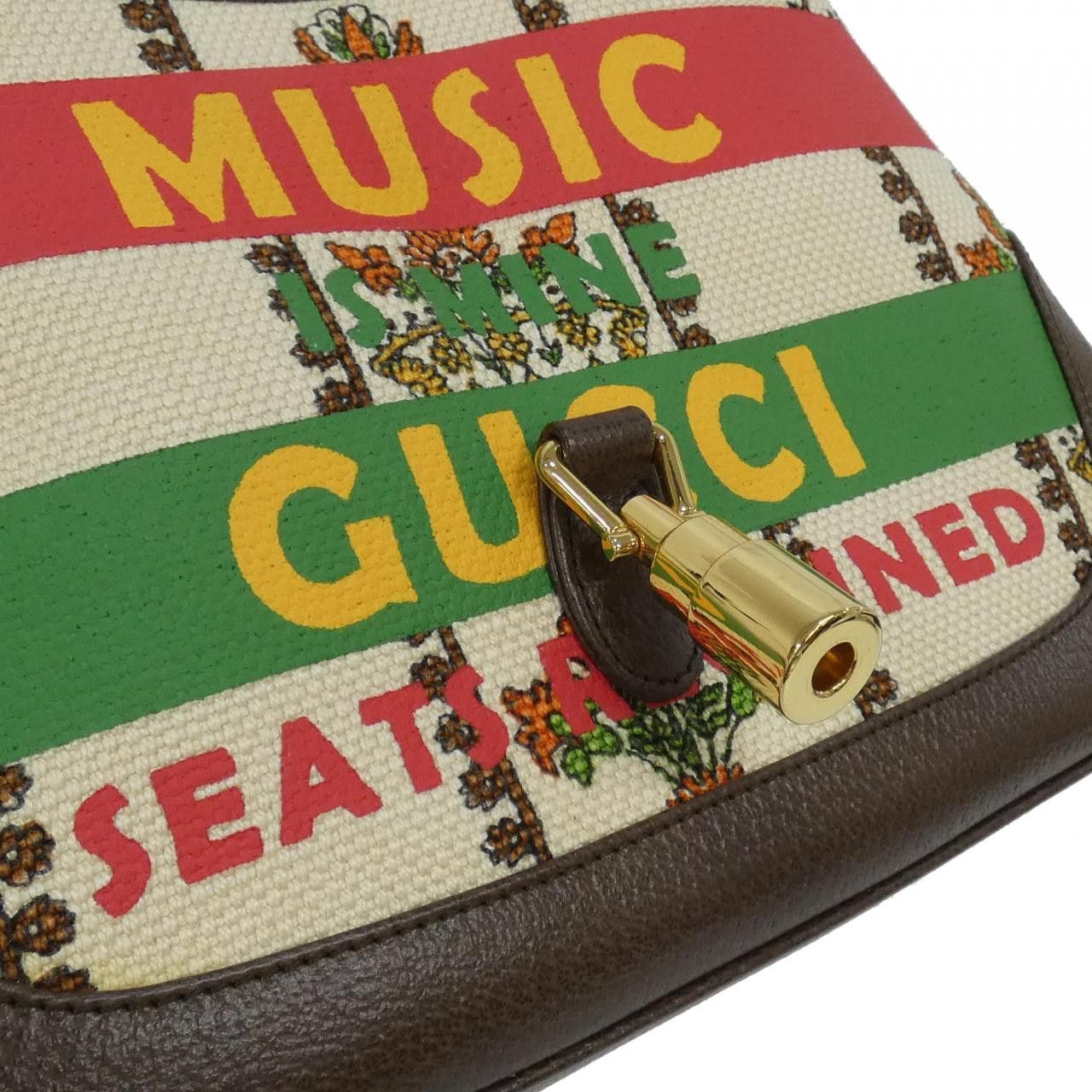 Gucci Gucci Gucci Jackie 1961 Canvas Leather Shoulder Bag Textile Shoulder Bag 636706 DUTY FREE for USA Size ONE SIZE - 4 Thumbnail