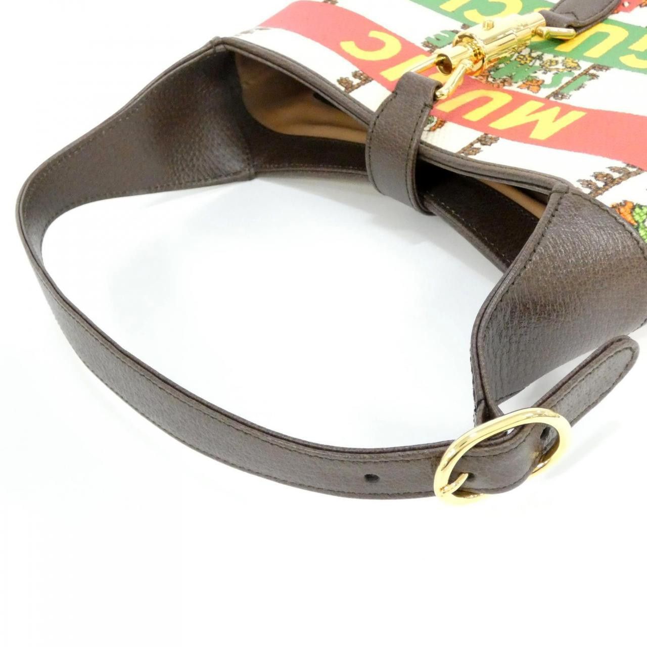 Gucci Gucci Gucci Jackie 1961 Canvas Leather Shoulder Bag Textile Shoulder Bag 636706 DUTY FREE for USA Size ONE SIZE - 5 Thumbnail