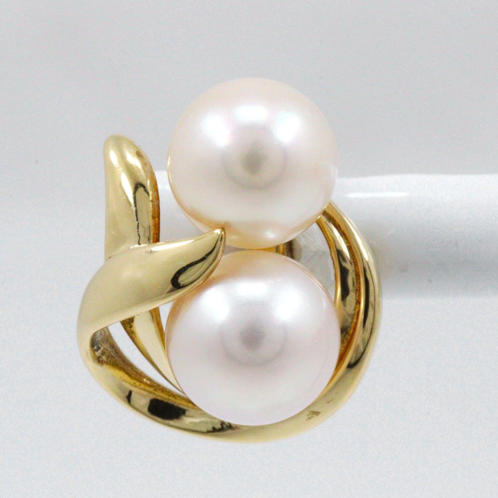 Mikimoto Mikimoto Mikimoto K14 Pearl Clip Earrings Precious Metal Earrings DUTY FREE for USA Size ONE SIZE - 6 Thumbnail