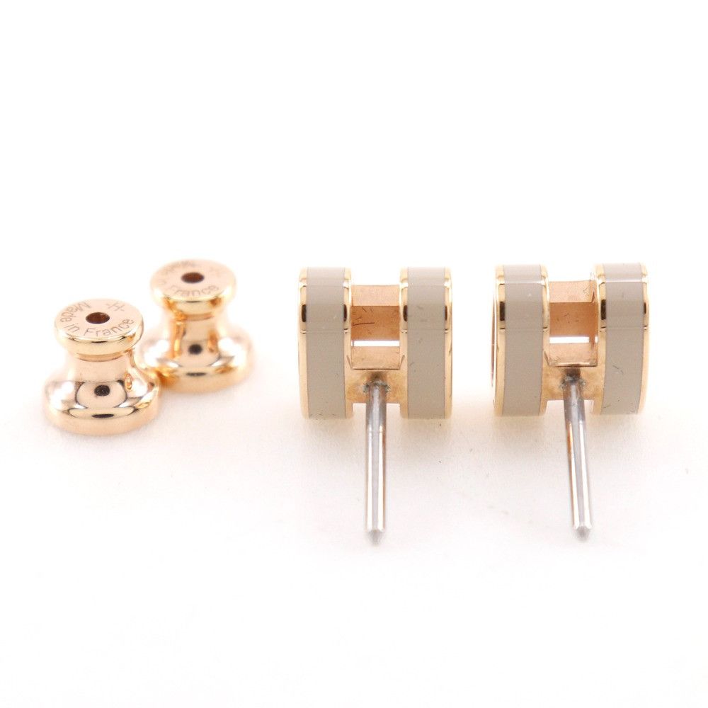 Hermes Hermes Hermes Pop H Mini Earrings Plastic / Synthetic Earrings DUTY FREE for USA Size ONE SIZE - 4 Thumbnail