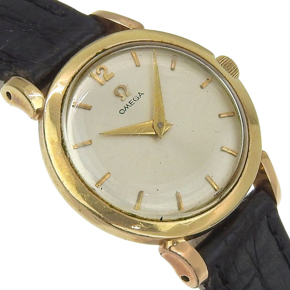 Omega Omega Omega Gold Plated Leather Manual Winding Metal Other Cal.244 DUTY FREE for USA Size ONE SIZE - 3 Thumbnail