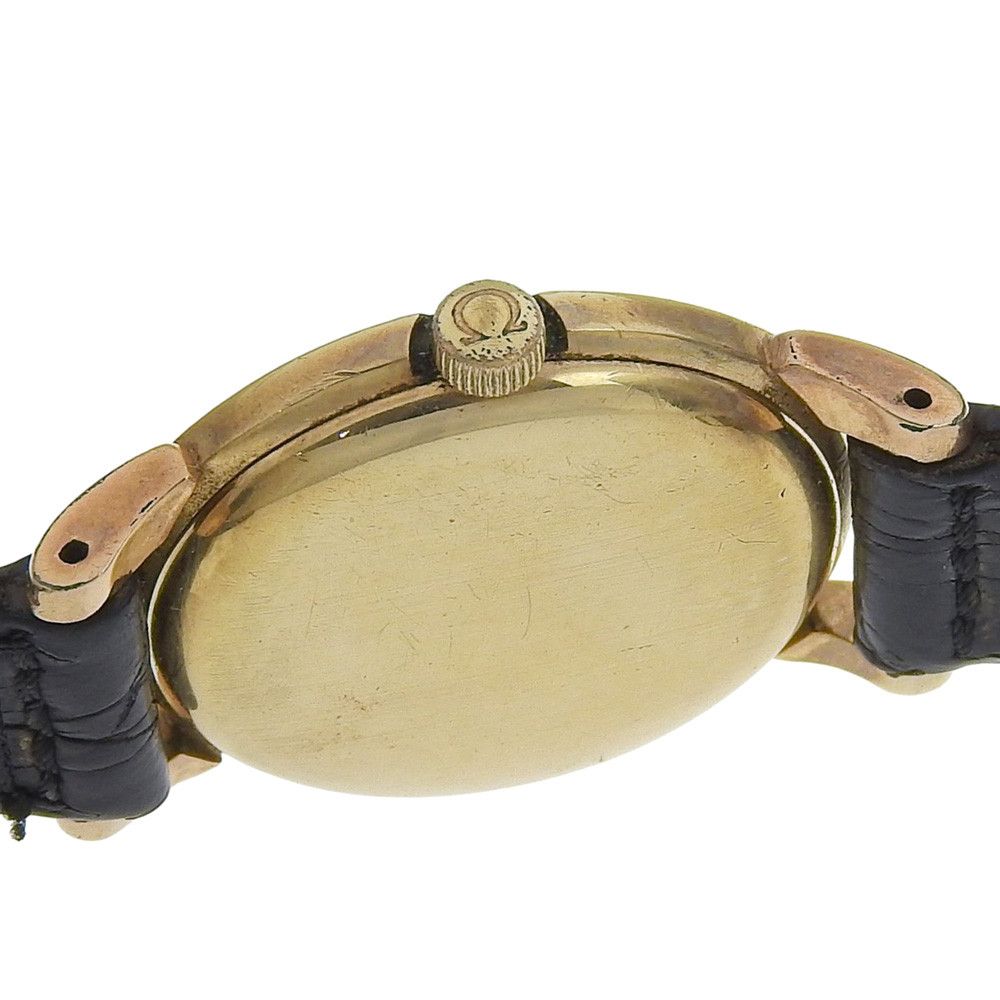 Omega Omega Omega Gold Plated Leather Manual Winding Metal Other Cal.244 DUTY FREE for USA Size ONE SIZE - 6 Thumbnail