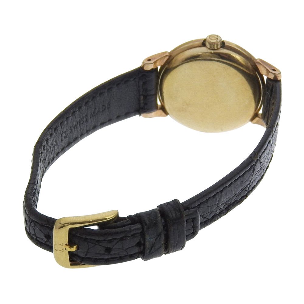 Omega Omega Omega Gold Plated Leather Manual Winding Metal Other Cal.244 DUTY FREE for USA Size ONE SIZE - 5 Thumbnail