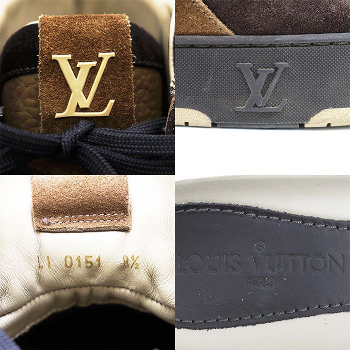 Louis Vuitton Louis Vuitton Louis Vuitton Leather High Top Sneakers Leather Shoes DUTY FREE for USA Size ONE SIZE - 10 Thumbnail
