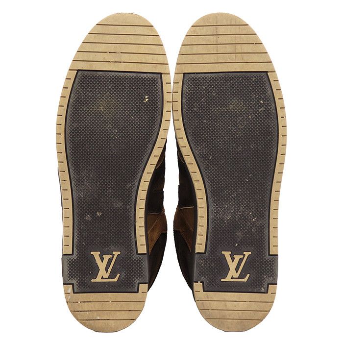 Louis Vuitton Louis Vuitton Louis Vuitton Leather High Top Sneakers Leather Shoes DUTY FREE for USA Size ONE SIZE - 9 Thumbnail