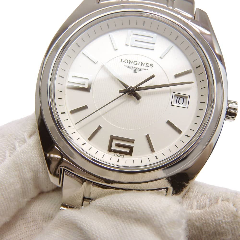 Longines Longines Longines Conquest Stainless Steel Wristwatch Metal Quartz L3.632.4 DUTY FREE for USA Size ONE SIZE - 8 Thumbnail