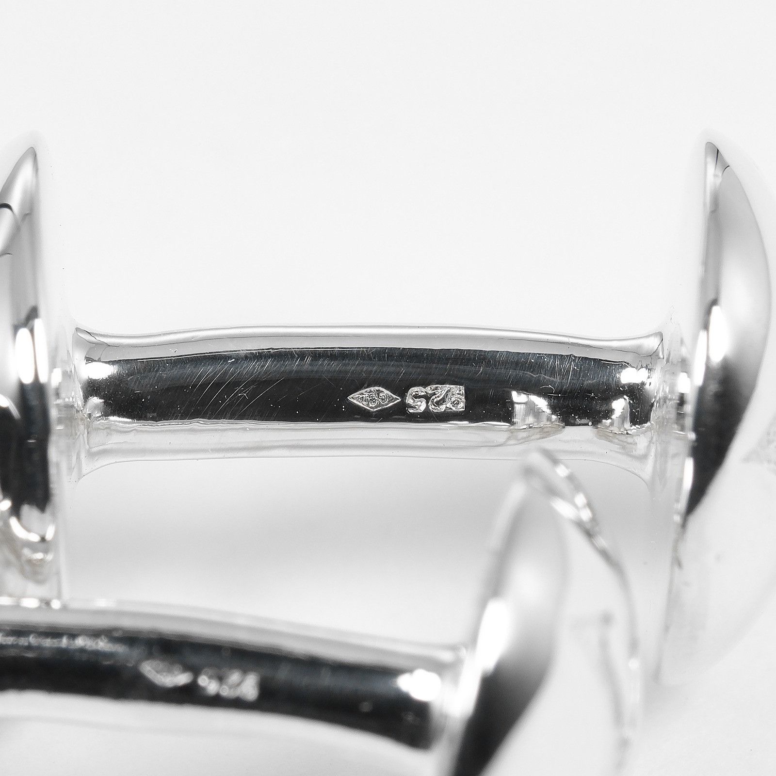 Louis Vuitton Louis Vuitton Louis Vuitton Boutons De Manchette Crew Silver Cufflinks Precious Metal Cufflinks M65059 DUTY FREE for USA Size ONE SIZE - 3 Thumbnail