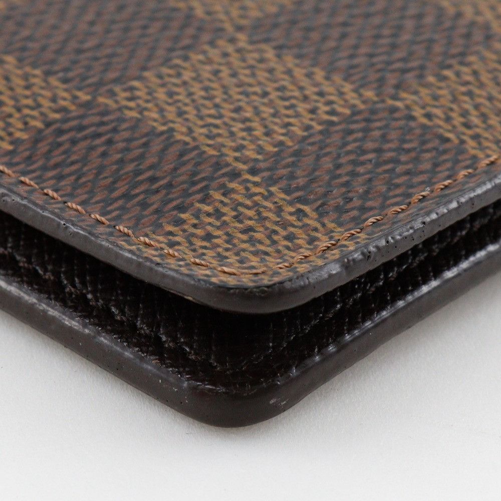 Louis Vuitton Louis Vuitton Louis Vuitton Porte Valeurs Cartes Credit Damier Canvas Wallet Textile Long Wallet N61823 DUTY FREE for USA Size ONE SIZE - 7 Thumbnail