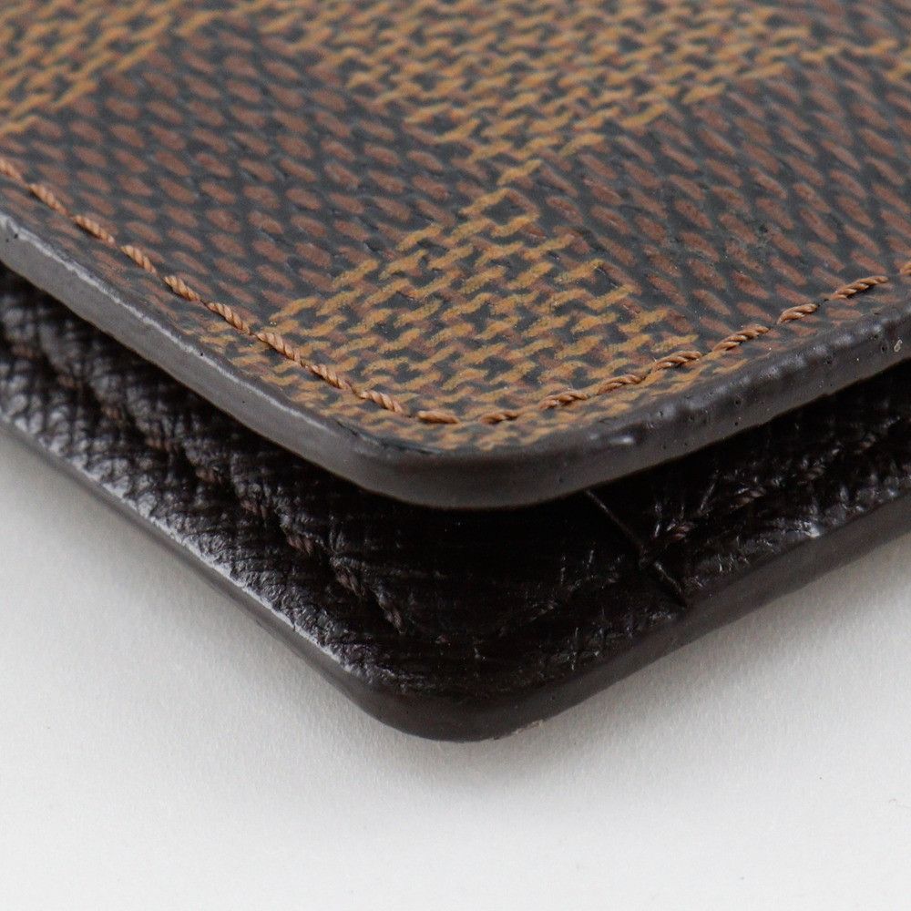 Louis Vuitton Louis Vuitton Louis Vuitton Porte Valeurs Cartes Credit Damier Canvas Wallet Textile Long Wallet N61823 DUTY FREE for USA Size ONE SIZE - 6 Thumbnail