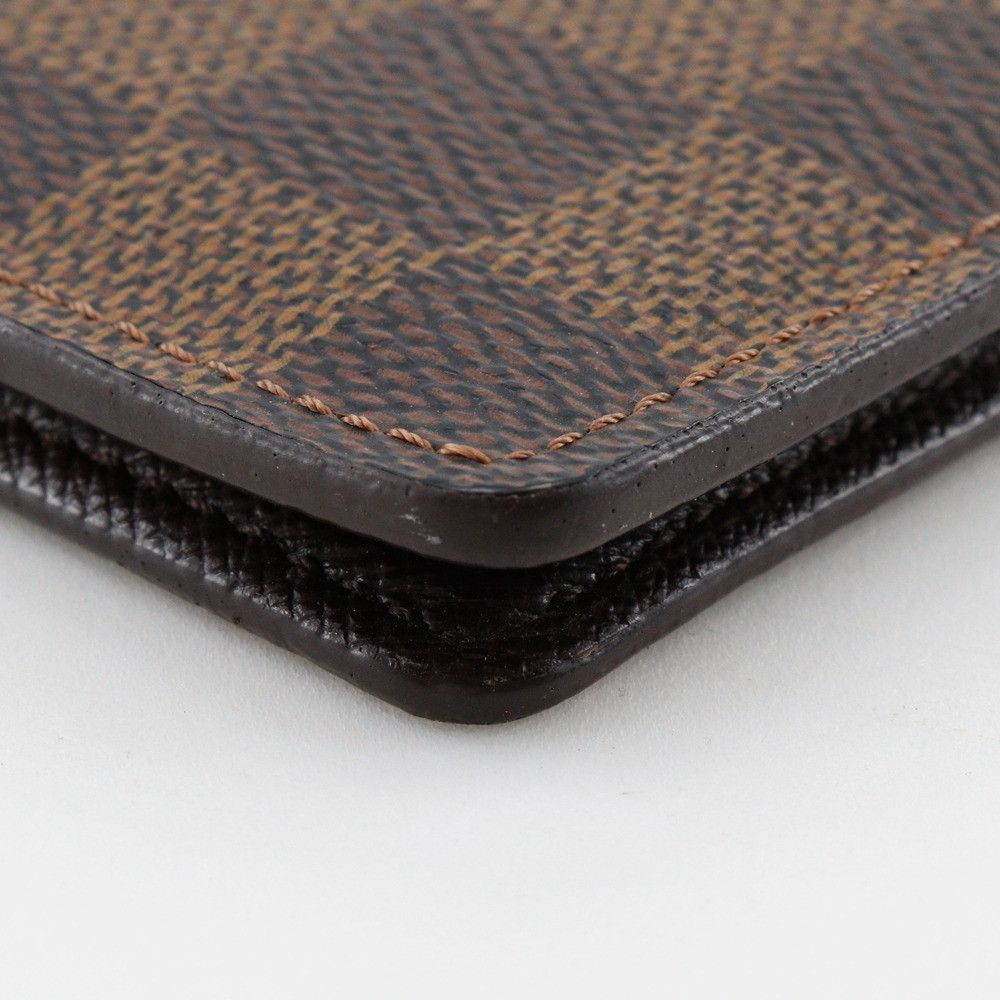 Louis Vuitton Louis Vuitton Louis Vuitton Porte Valeurs Cartes Credit Damier Canvas Wallet Textile Long Wallet N61823 DUTY FREE for USA Size ONE SIZE - 4 Thumbnail