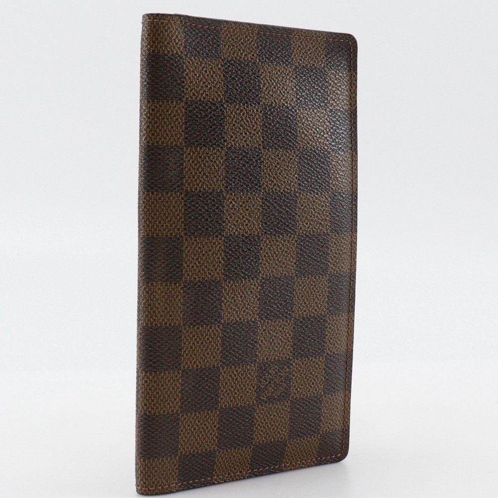 Louis Vuitton Louis Vuitton Louis Vuitton Porte Valeurs Cartes Credit Damier Canvas Wallet Textile Long Wallet N61823 DUTY FREE for USA Size ONE SIZE - 3 Thumbnail