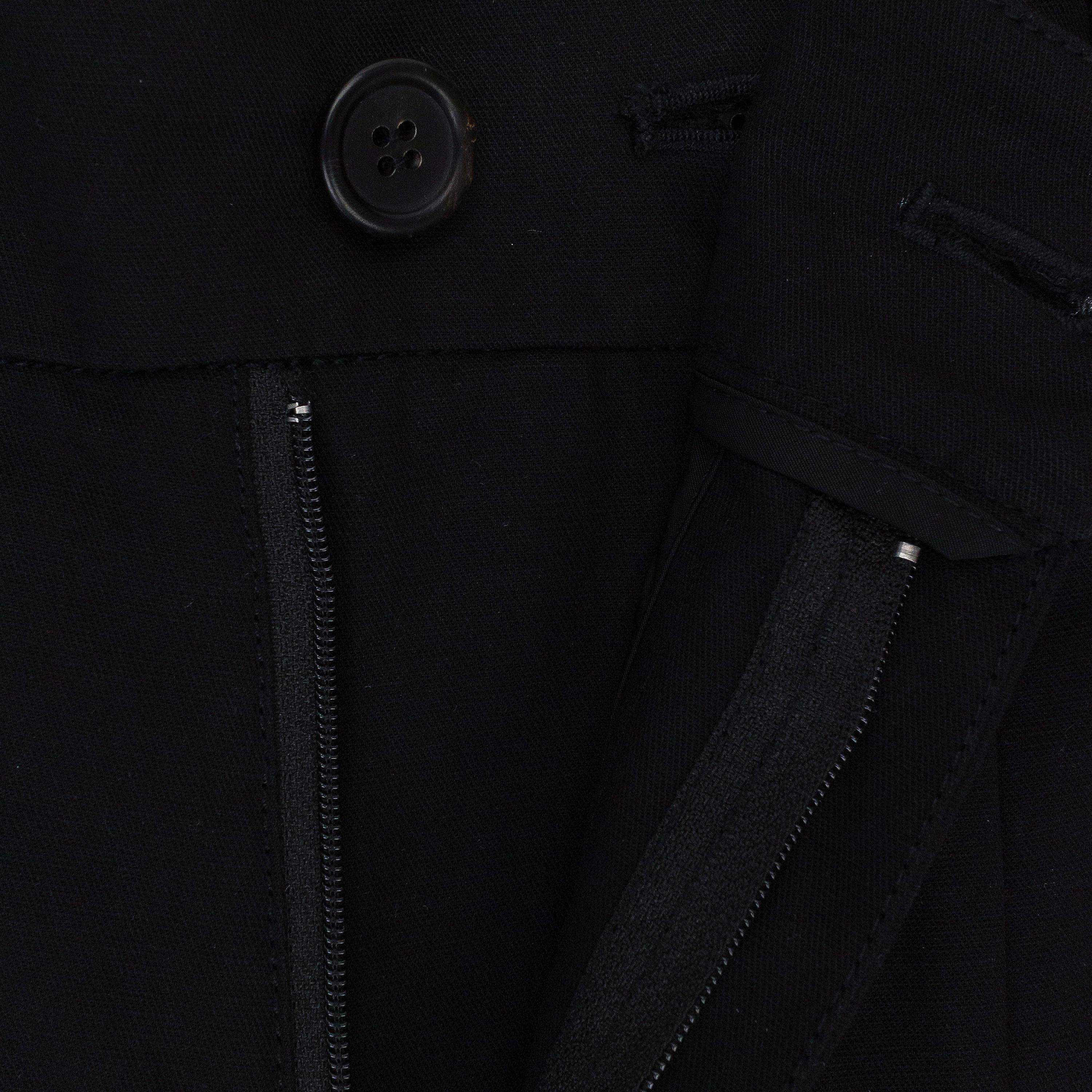 KOMAKINO SLICED TAILORED BLACK TROUSER SIZE S Size US 30 / EU 46 - 4 Thumbnail