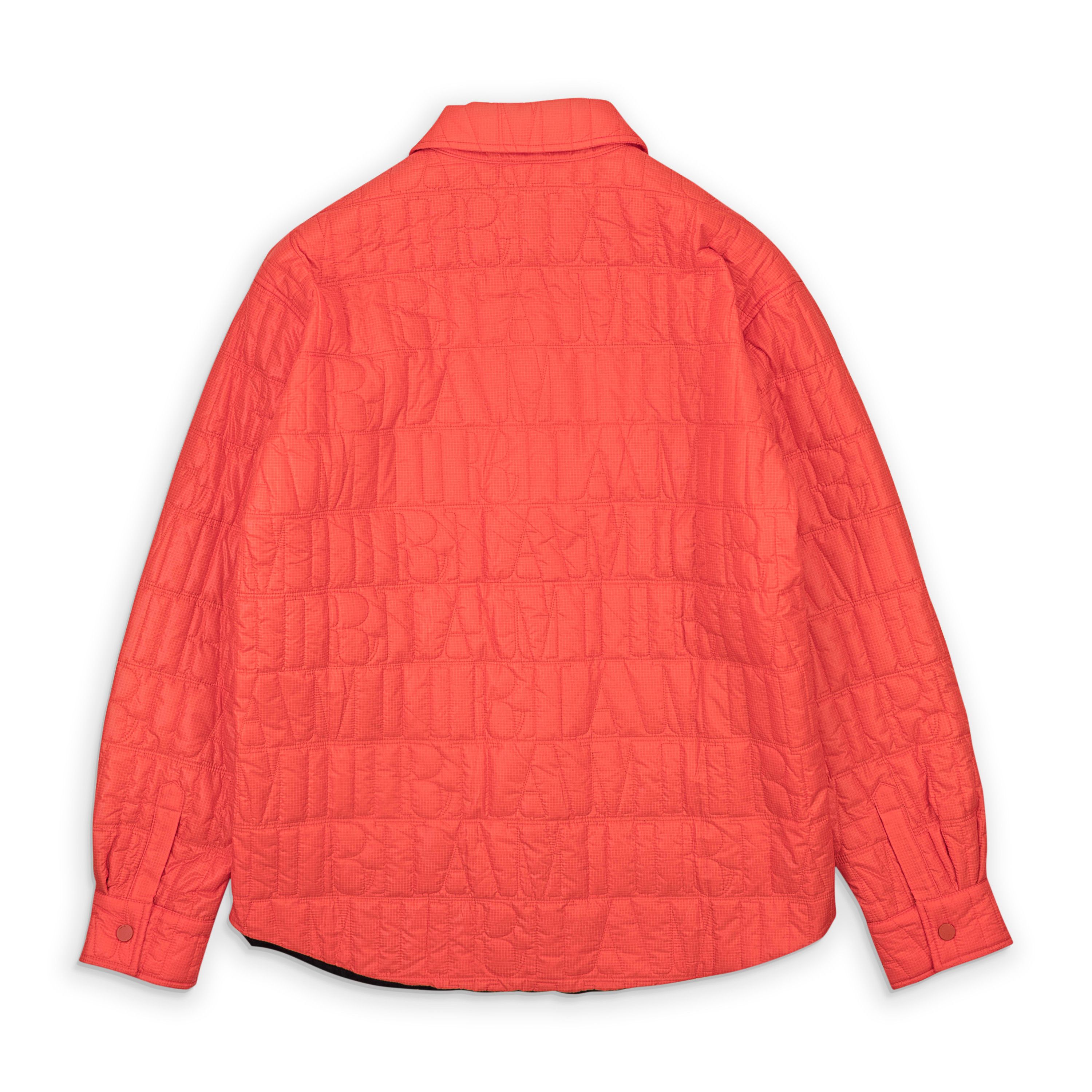 Amiri QUILTED LOGO OVER SHIRT Orange Casual Button-Down Shirts Size M Size US M / EU 48-50 / 2 - 2 Thumbnail
