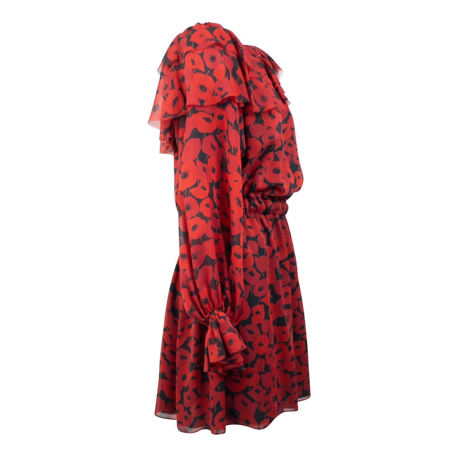 Saint Laurent Paris Off Shoulder Floral Dress Size 38 Size XS / US 0-2 / IT 36-38 - 3 Thumbnail