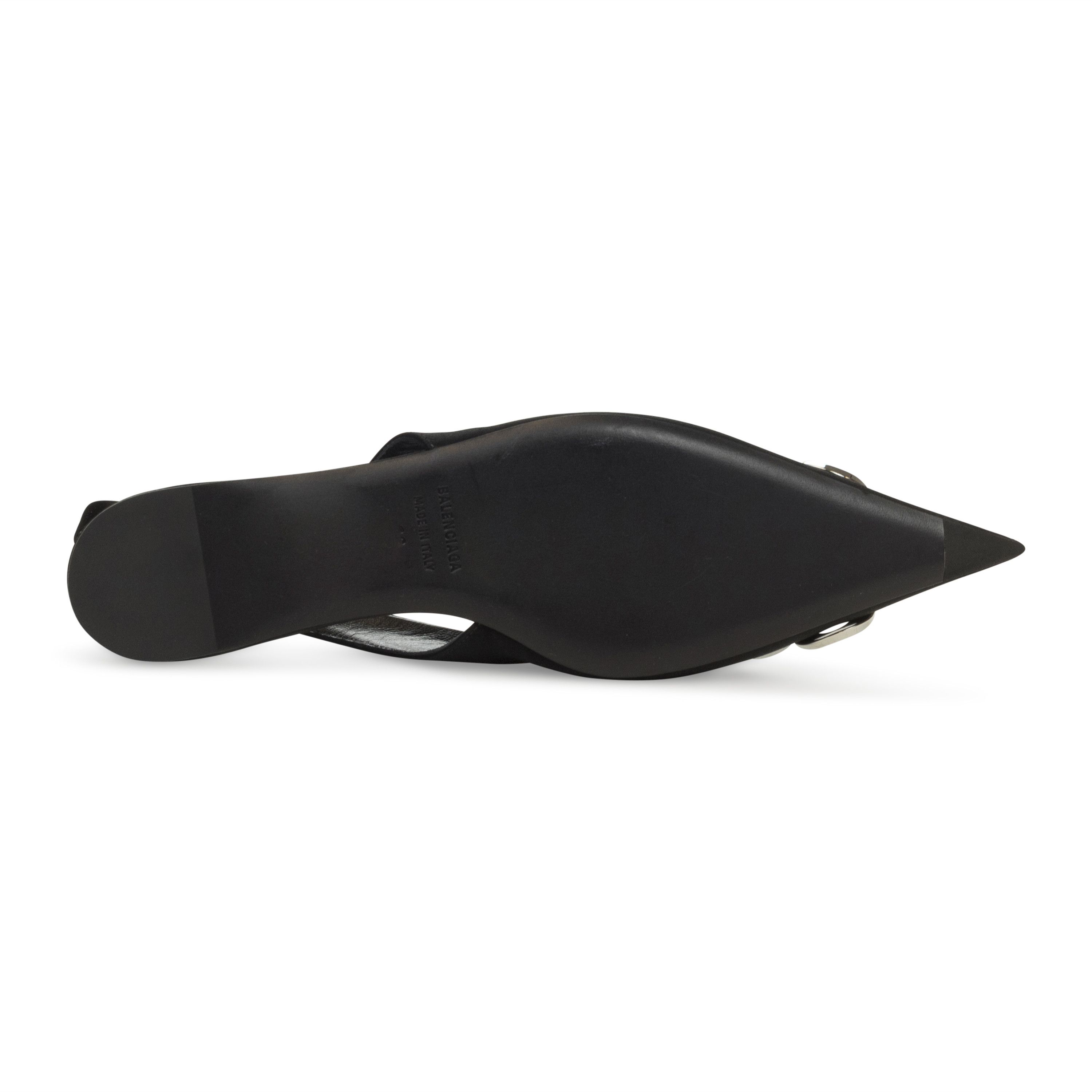 Balenciaga SATIN SLINGBACK BALLERINA BLACK FLATS SIZE 6 Size US 6 / IT 36 - 3 Thumbnail